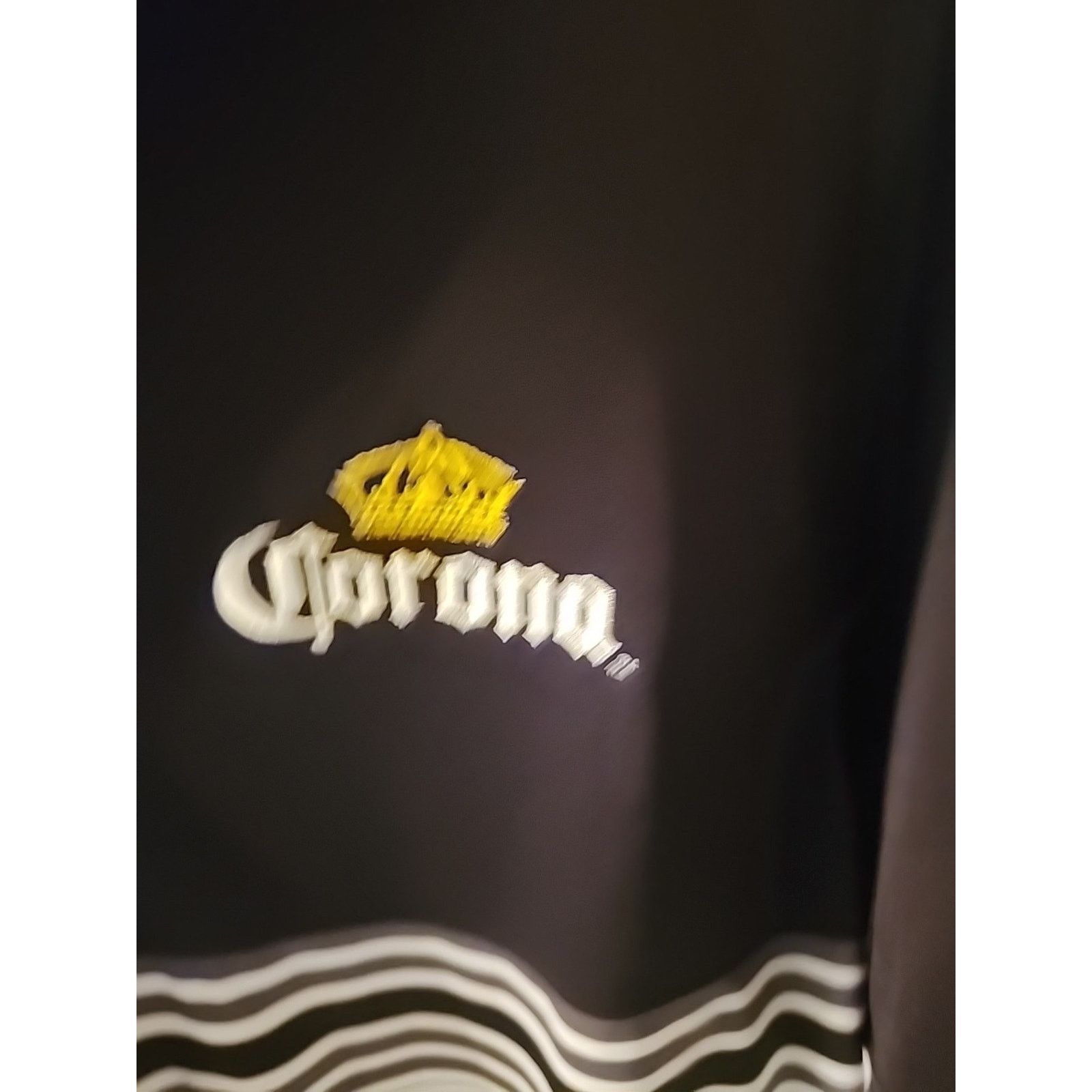Other Corona Multicolor Golf Polo Black and Striped Mens dry fit Size US L / EU 52-54 / 3 - 11 Thumbnail