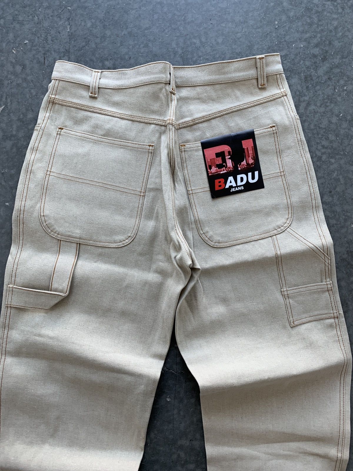 Fubu × Southpole × Vintage Crazy BNWT Vintage Y2K Platinum Fubu Carpenter Jeans Baggy Size US 38 / EU 54 - 6 Thumbnail