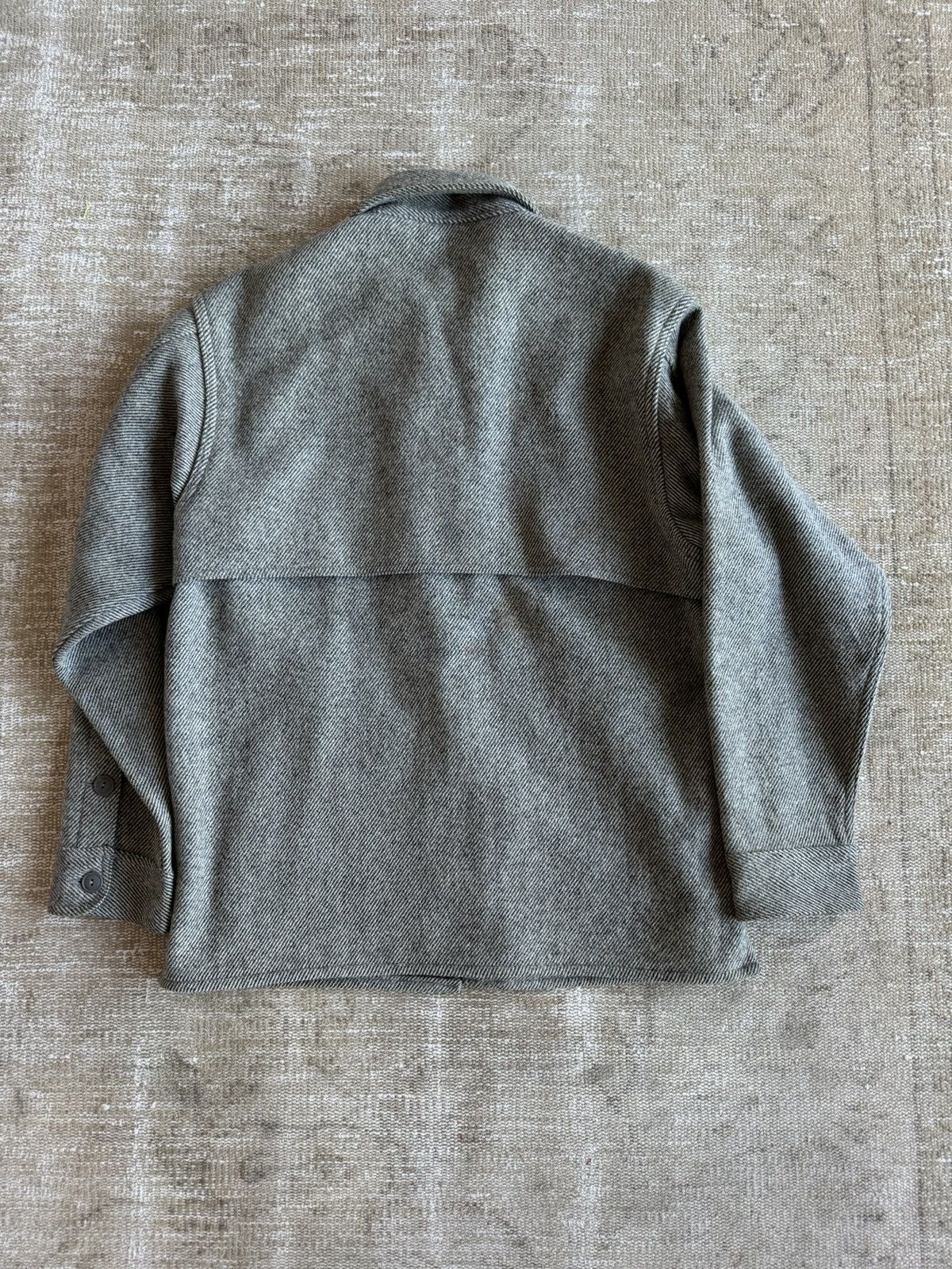 Johnson Woolen Mills × Vintage Vintage Johnson Woolen Mills grey wool cruiser jacket Size US M / EU 48-50 / 2 - 2 Thumbnail