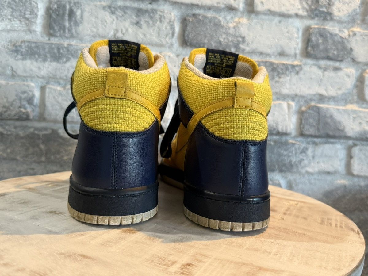 Nike Nike Dunk High Golden State Warriors Michigan Wolveriens sz9 Size US 9 / EU 42 - 4 Thumbnail
