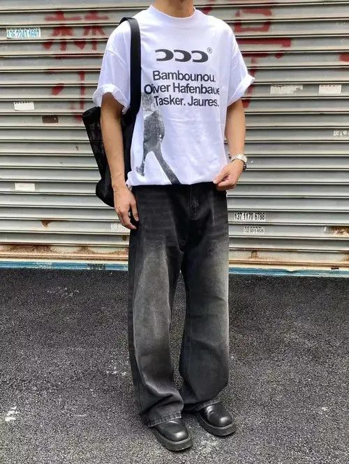 Designer × Japanese Brand × Vintage yuppie y2k distressed baggy pants Size US 30 / EU 46 - 1 Thumbnail