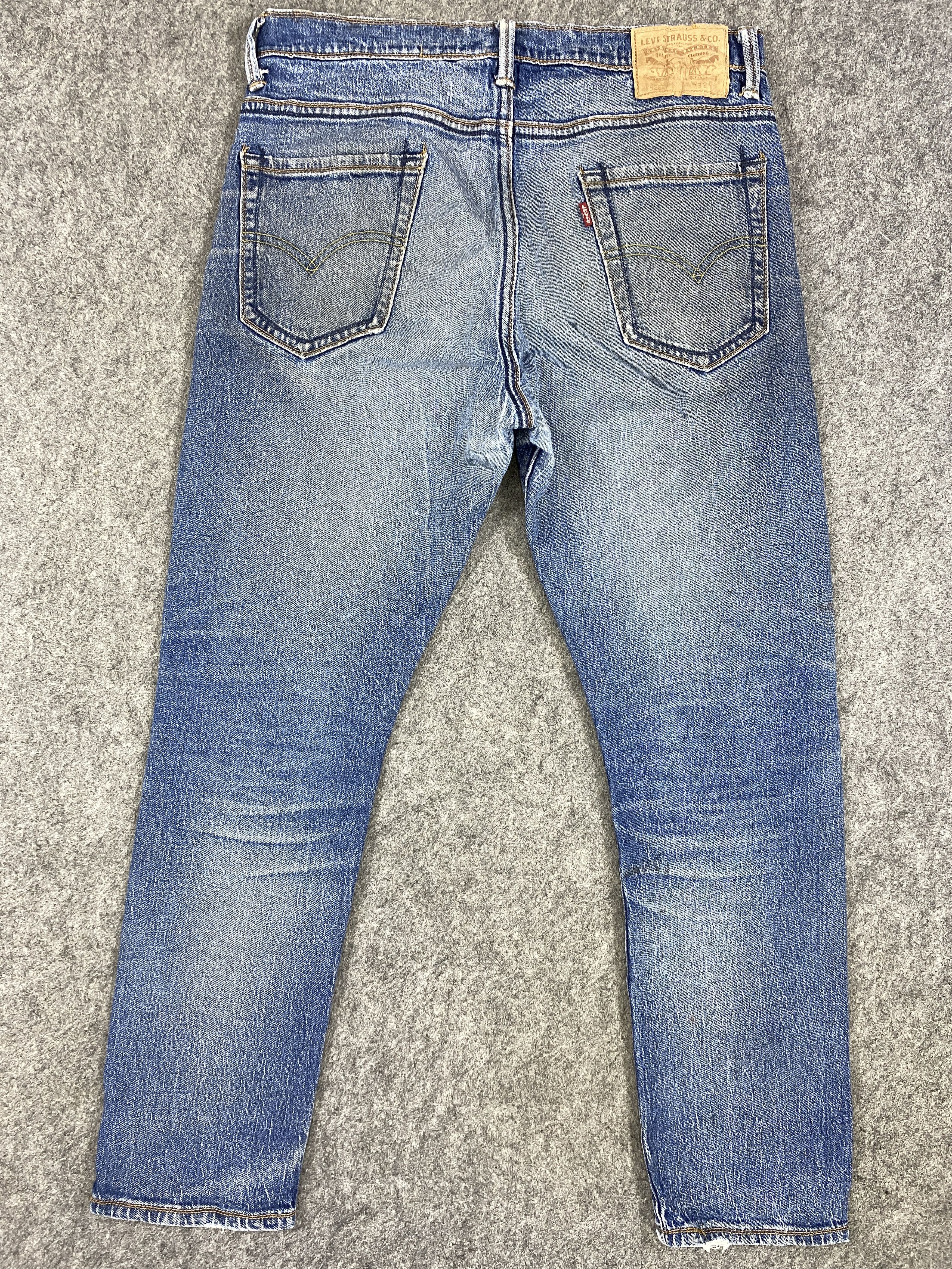 Levi's Vintage Clothing Faded Blue Levi's 522 Jeans 32x27.5 Denim -JN1402 Size US 32 / EU 48 - 2 Thumbnail