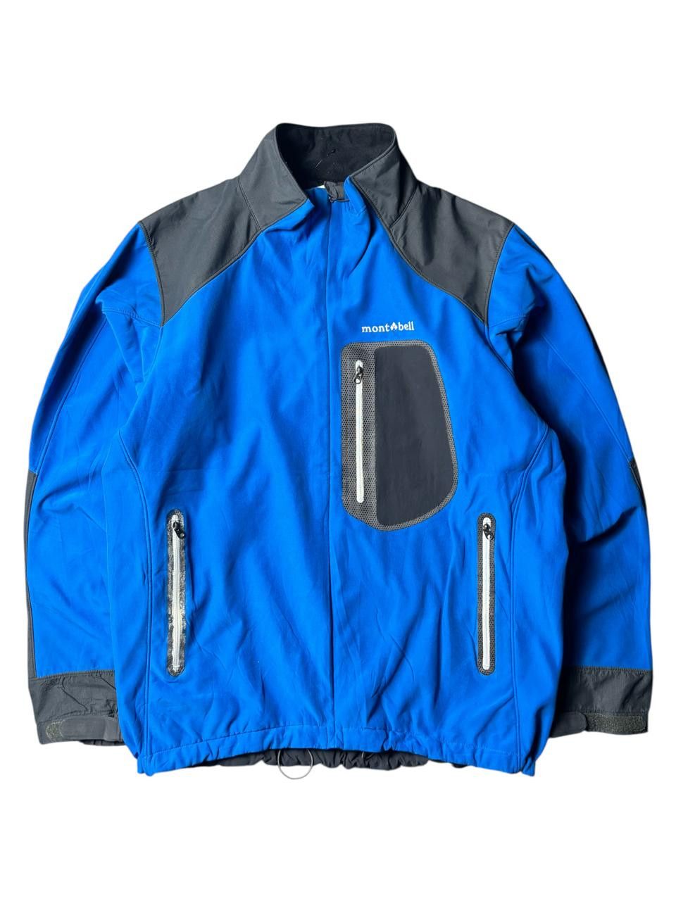 Montbell 2000s Montbell Blue Softshell Jacket Size US L / EU 52-54 / 3 - 1 Thumbnail