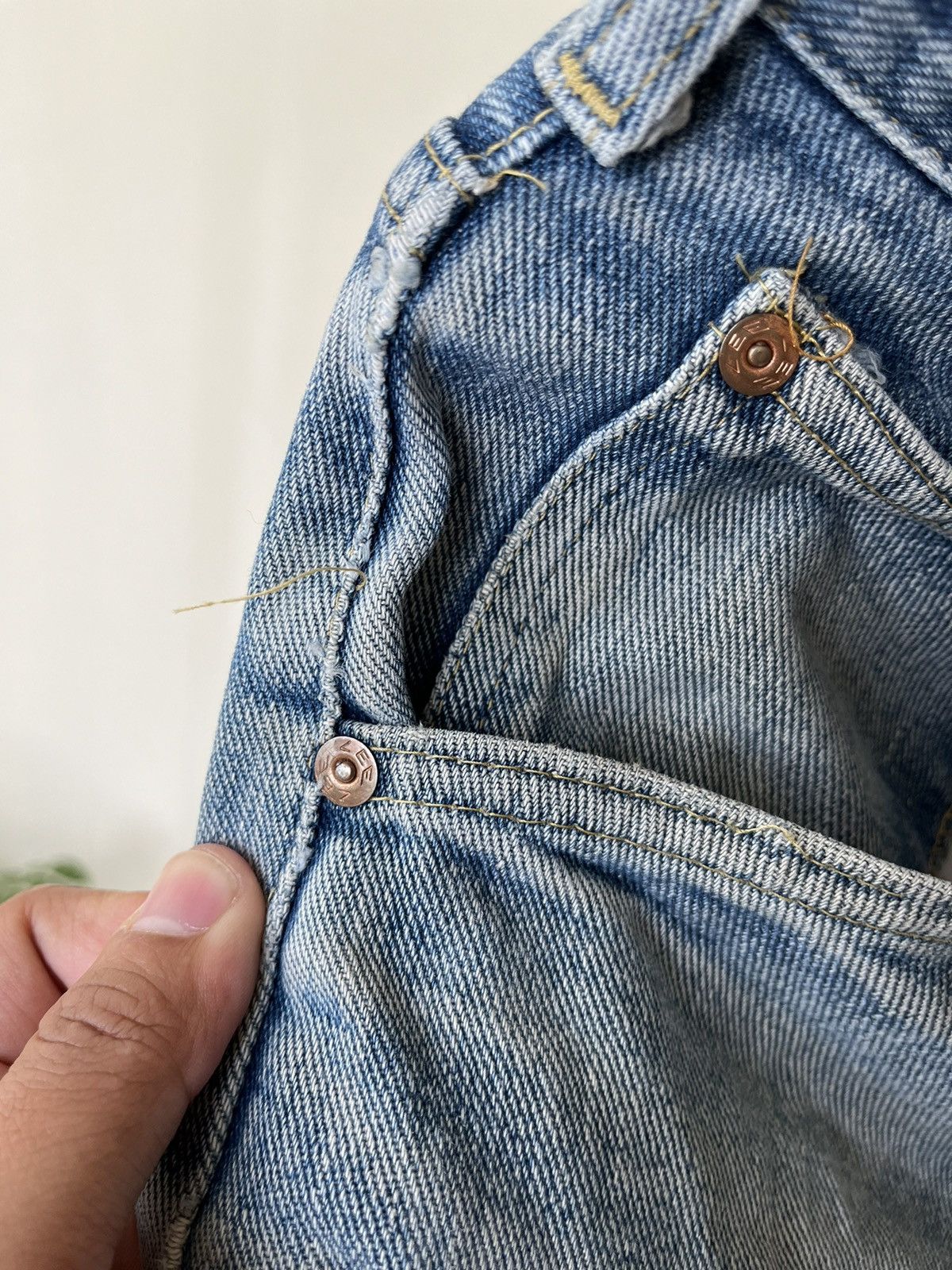Vintage 70s Distressed Lee Size US 33 - 4 Thumbnail