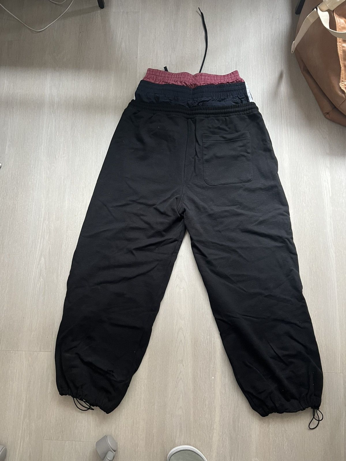 PROJECT G/R Project G/R black 3 layered USA sweatpants Size US 28 / EU 44 - 2 Thumbnail