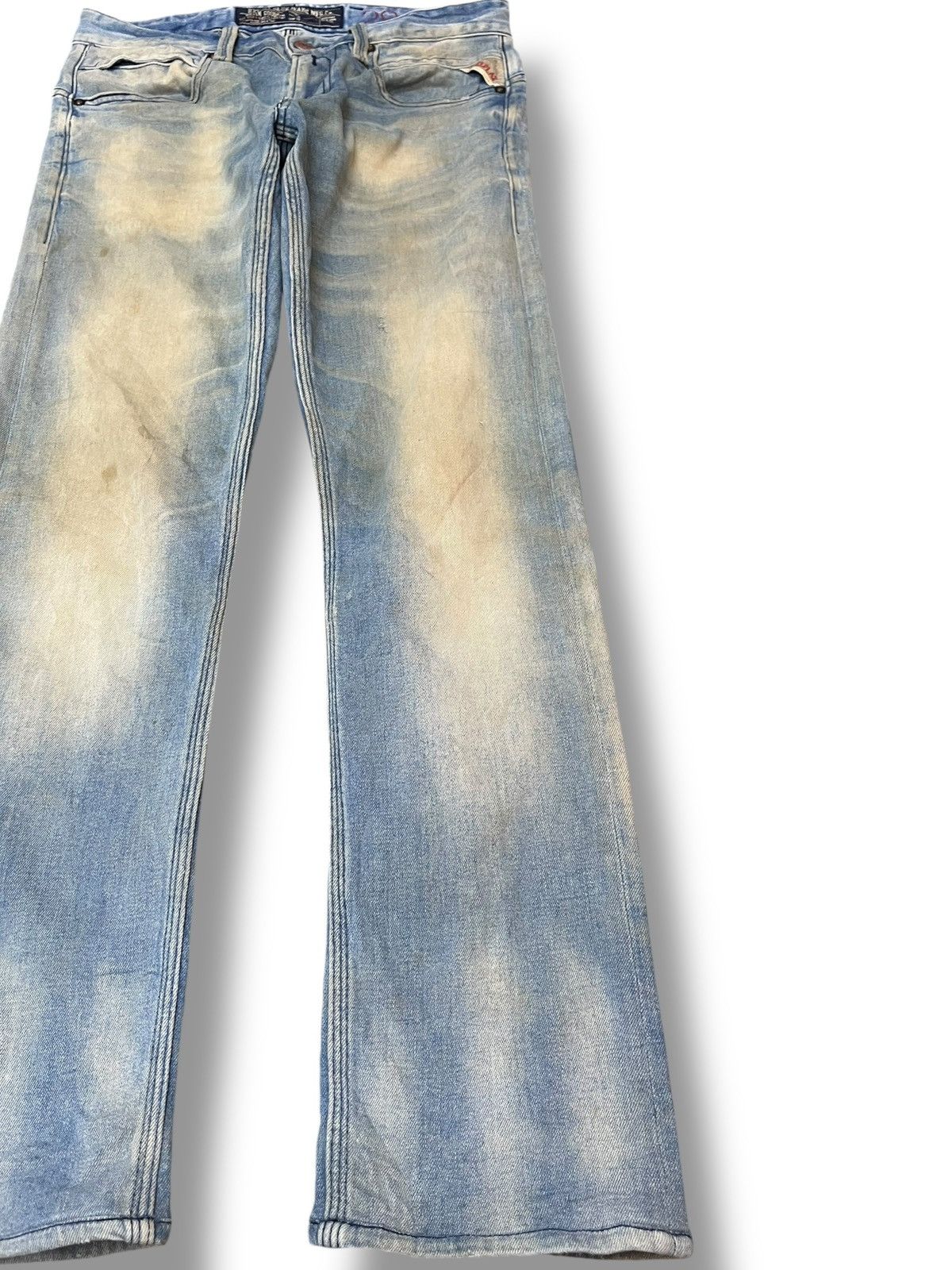 Replay Vintage Replay JETQ Mudwash Faded Denim Size US 29 - 4 Thumbnail
