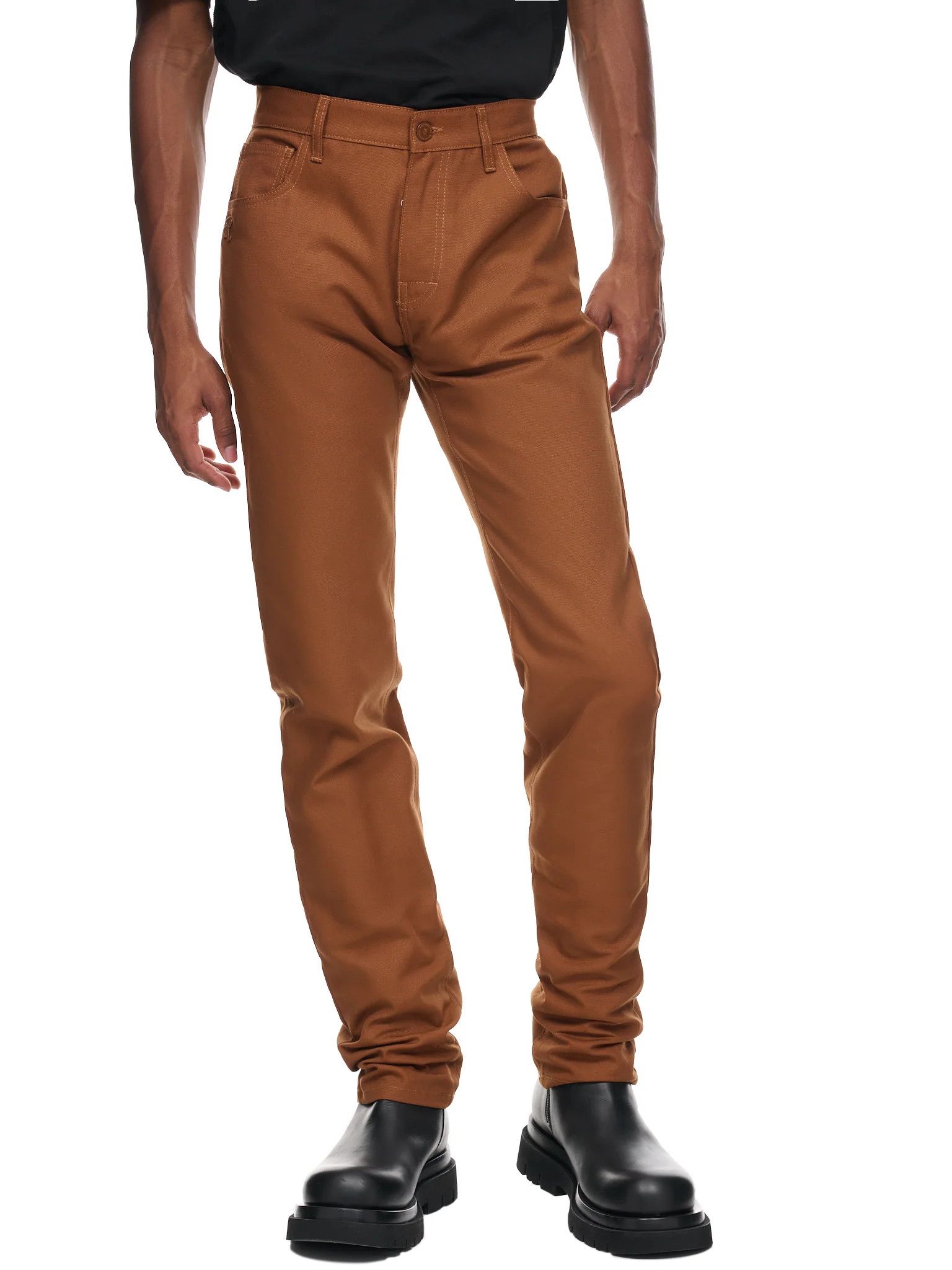 Raf Simons o1y0325 Denim Pant in Brown Size US 33 - 3 Thumbnail