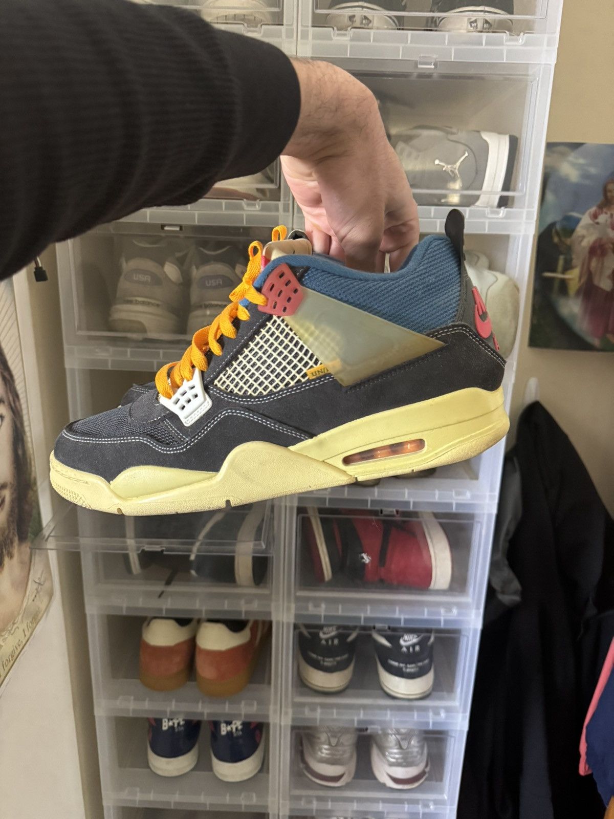 Jordan Brand × Union LA Union 4 Off Noir Size US 13 / EU 46 - 3 Thumbnail