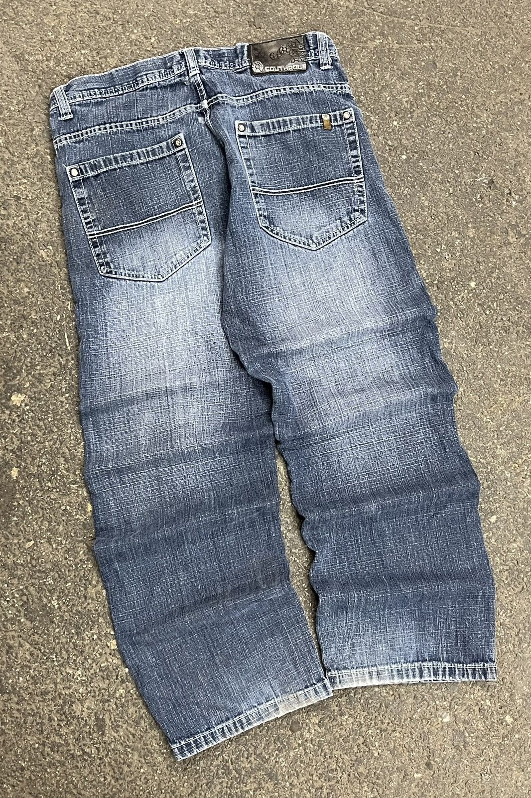 Southpole × Vintage Southpole y2k baggy fit denim skater faded streetwear hype Size US 36 / EU 52 - 2 Thumbnail