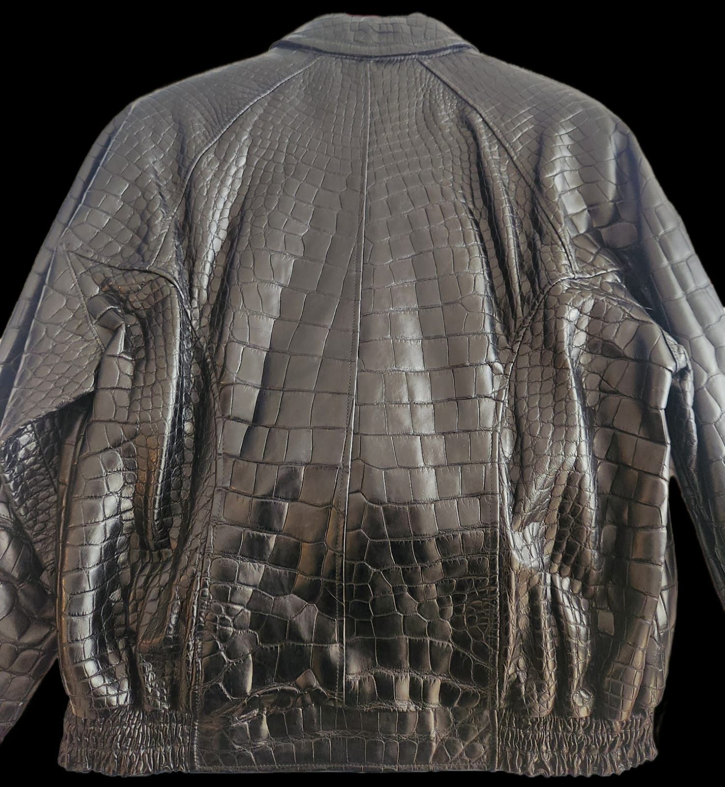 Zilli Zilli Leather Crocodiles with 3 Collar Options Bomber Jacket Size US M / EU 48-50 / 2 - 2 Thumbnail