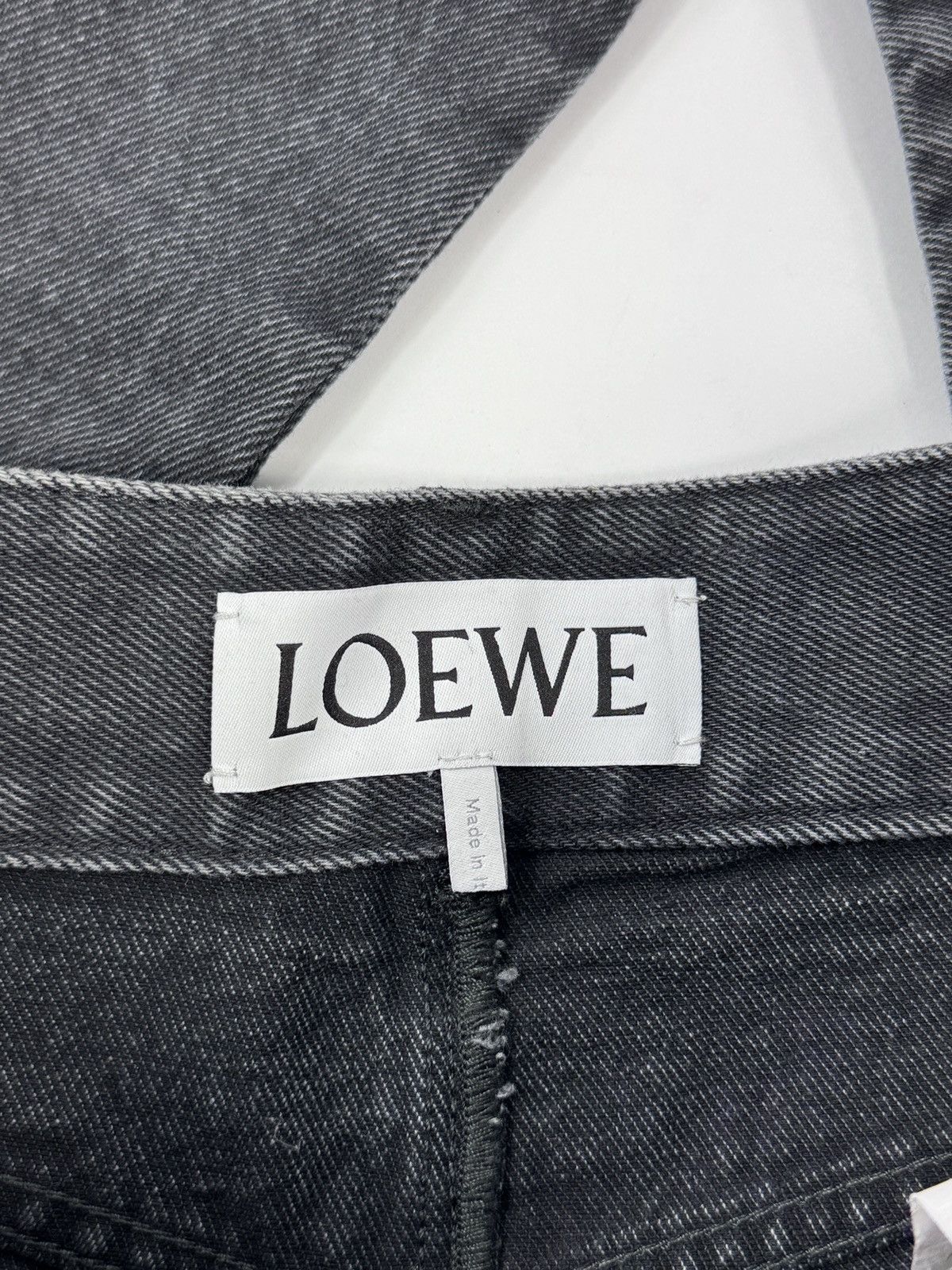 Loewe Loewe Anagram Black Jeans Size 26" / US 2 / IT 38 - 8 Thumbnail