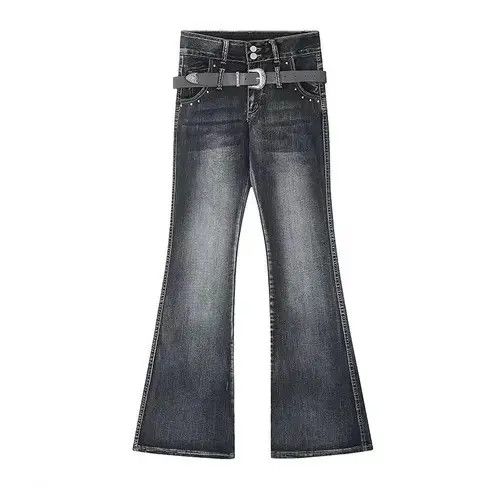 Jean damaged faded grunge ripped jeans Size US 32 / EU 48 - 6 Thumbnail