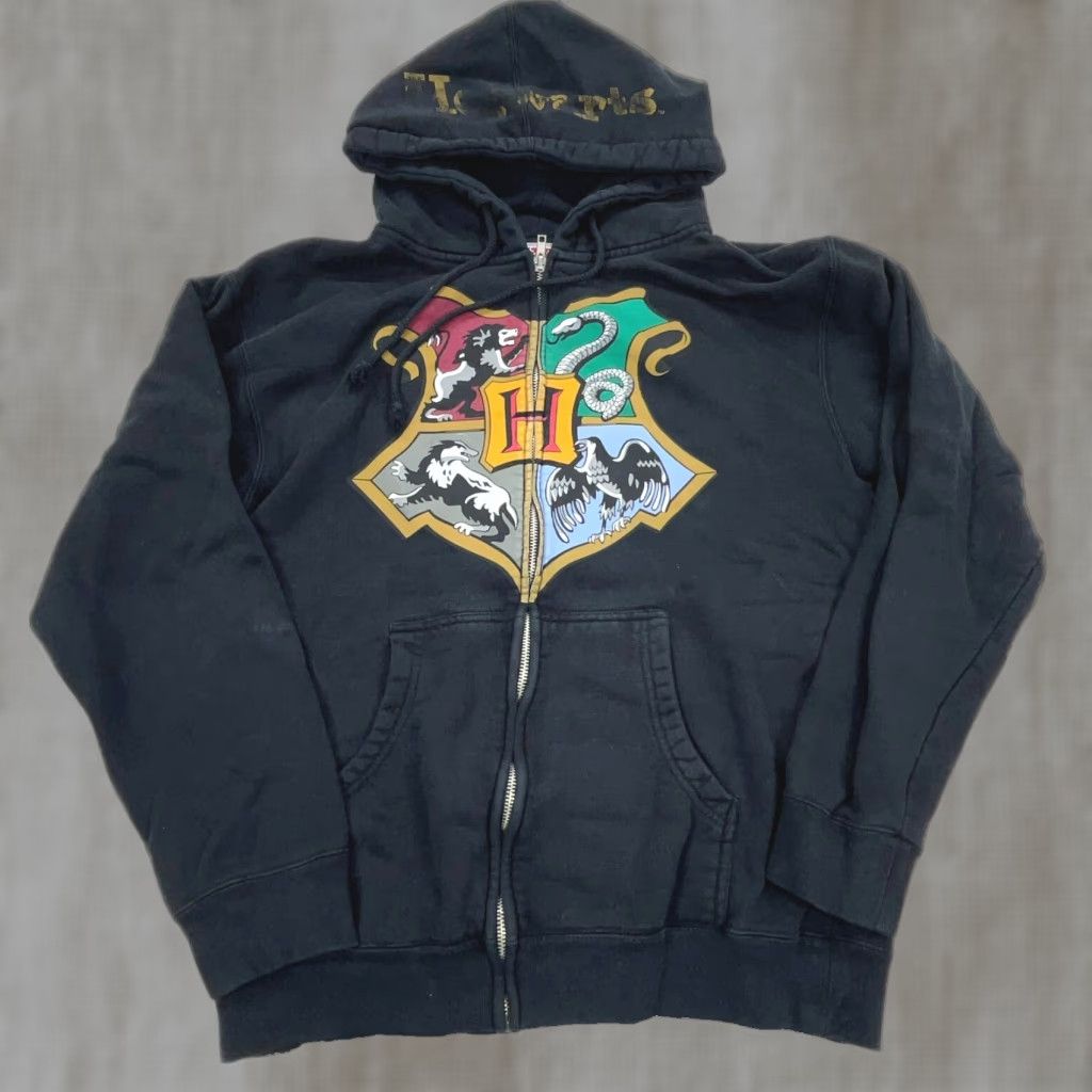 Vintage VINTAGE Harry Potter Hoodie Men Small Black Sweatshirt Sweater Jacket Toy Y2K Size US S / EU 44-46 / 1 - 1 Thumbnail