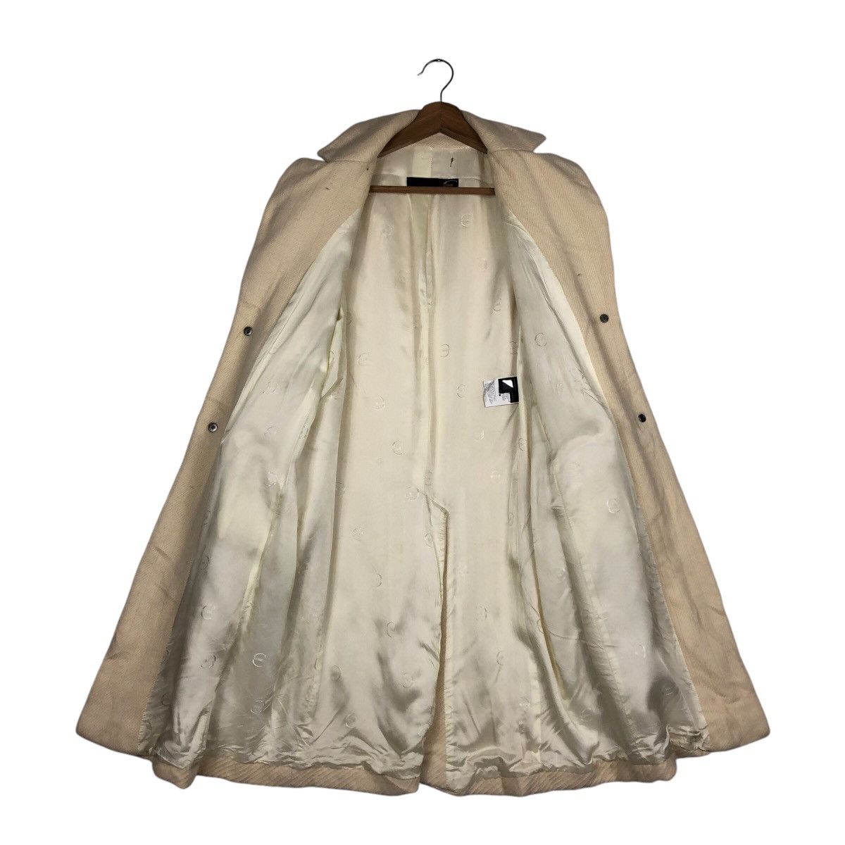 Designer × Just Cavalli 📌Just Cavalli Cream Coats Jacket Size S / US 4 / IT 40 - 14 Thumbnail