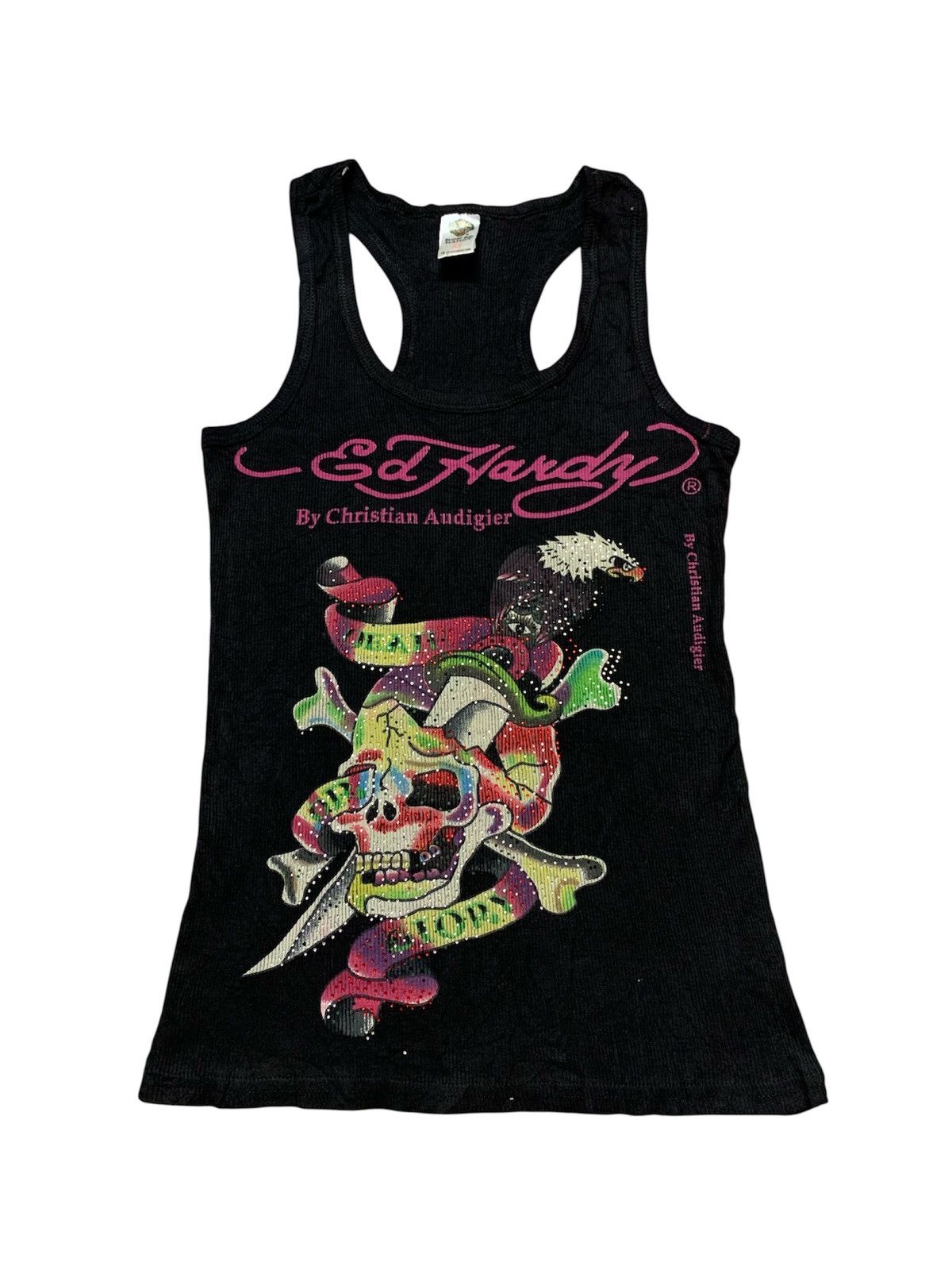Ed Hardy Ed Hardy Don Skull Tanktop Made In USA Size US S / EU 44-46 / 1 - 1 Thumbnail