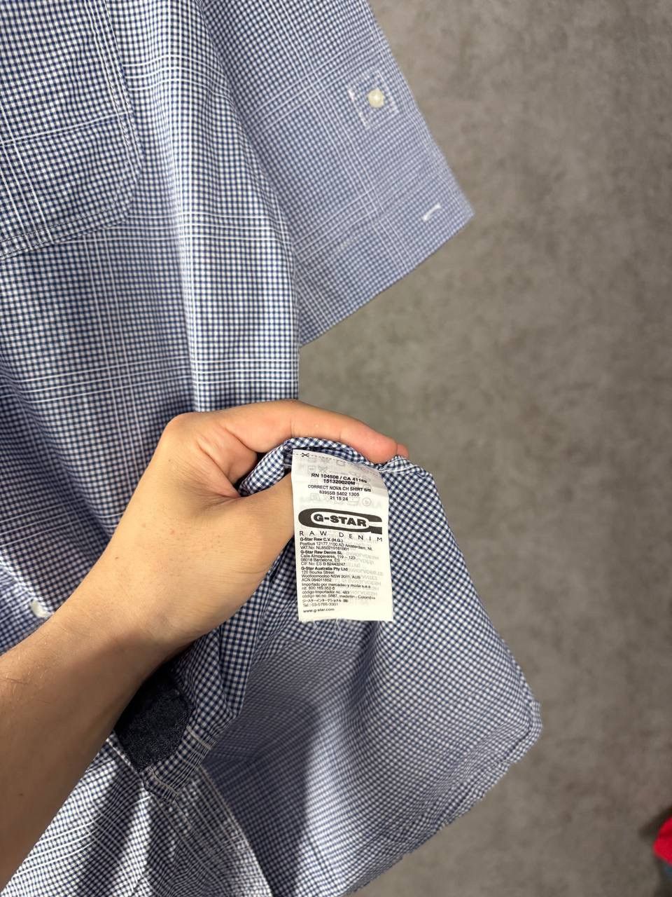 G-Star G Star Raw designer checkered shirt Size US XXL / EU 58 / 5 - 5 Thumbnail