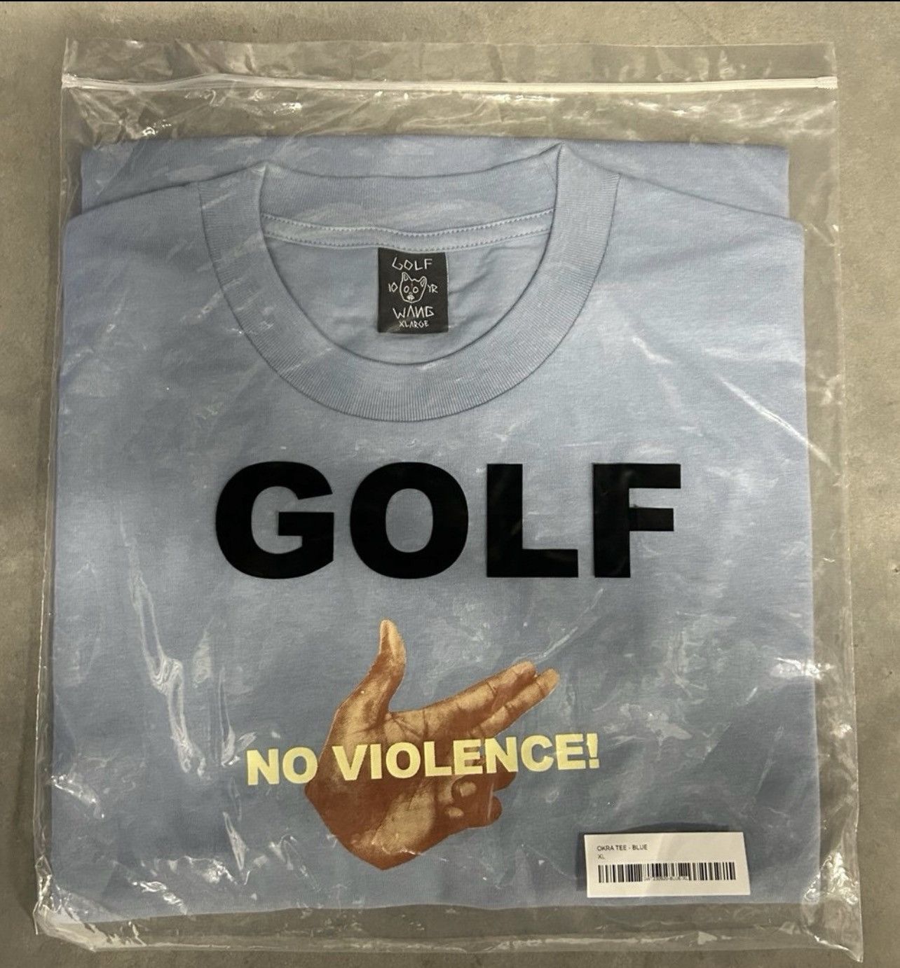 Golf Wang 1 OKRA TEE (SIZE XL) (BLUE) - GOLF WANG Size US XL / EU 56 / 4 - 1 Thumbnail