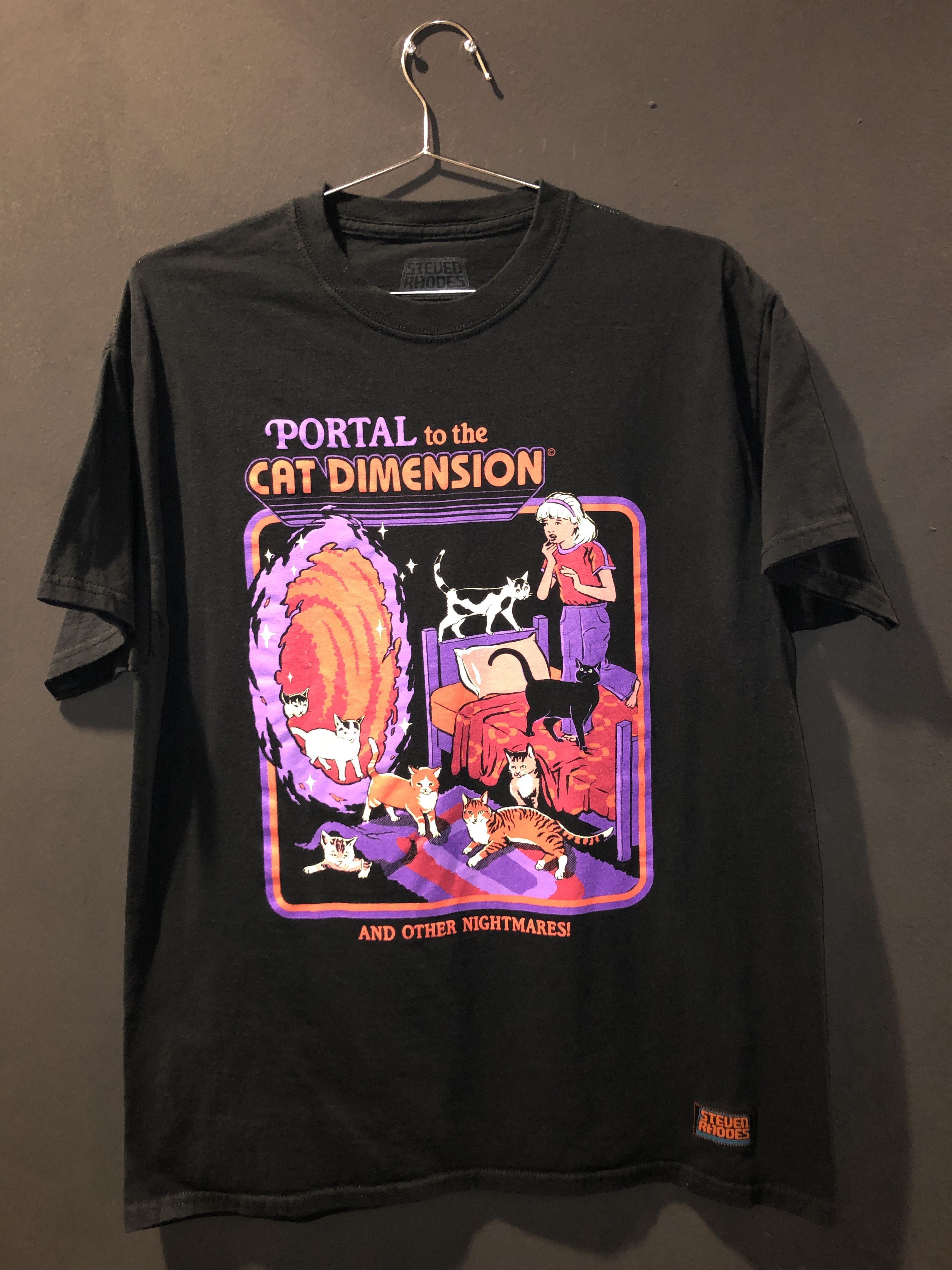 Other Steven Rhodes 'Cat Dimension' T-Shirt Size US L / EU 52-54 / 3 - 1 Thumbnail