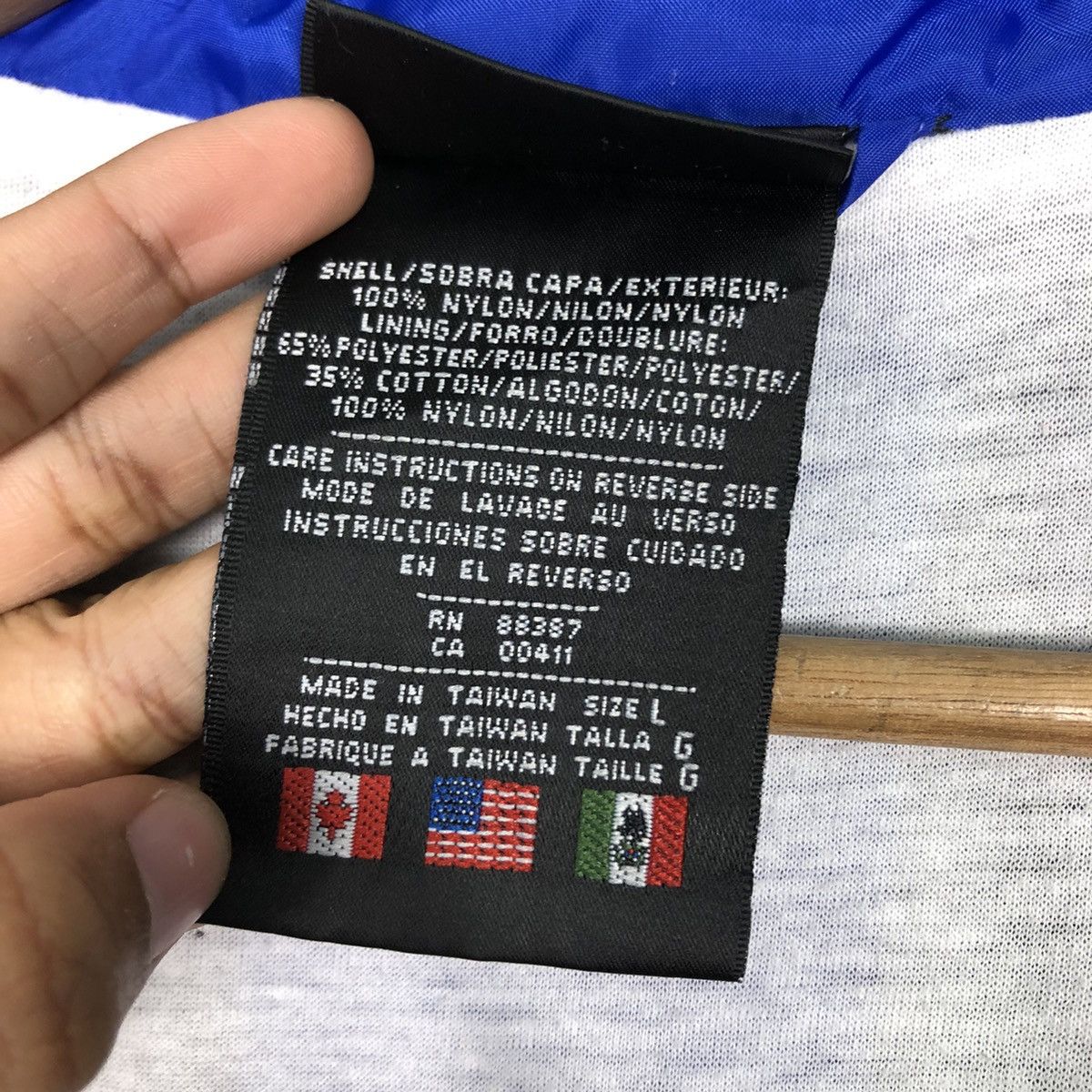 Adidas × Vintage 📌Vintage Zipper Jacket Adidas Striped Blanket Size US L / EU 52-54 / 3 - 21 Thumbnail