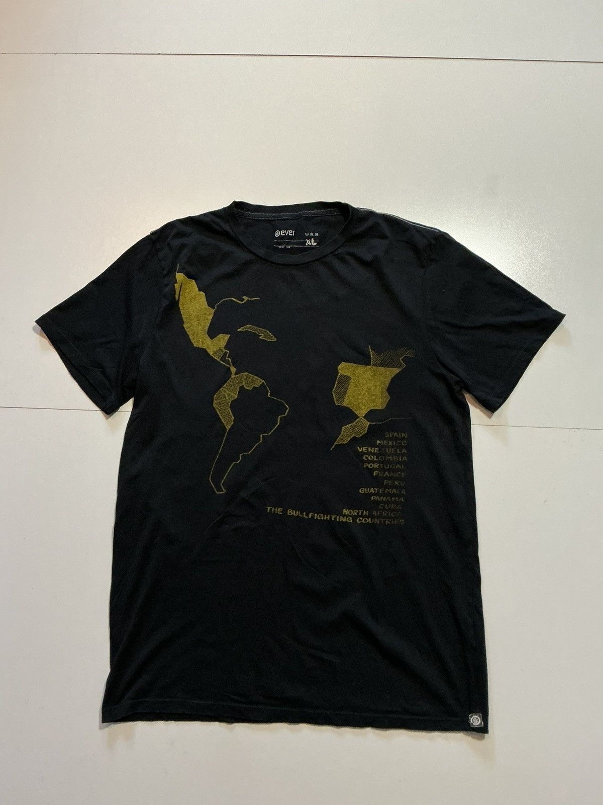 Ever Ever Brand The Bullfighting Countries Map Graphic T-Shirt Size US XL / EU 56 / 4 - 1 Thumbnail