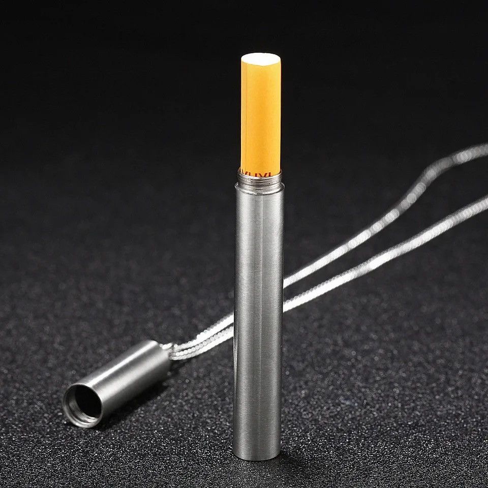 Jewelry Cigarette Case Pendant Necklace Size ONE SIZE - 4 Thumbnail
