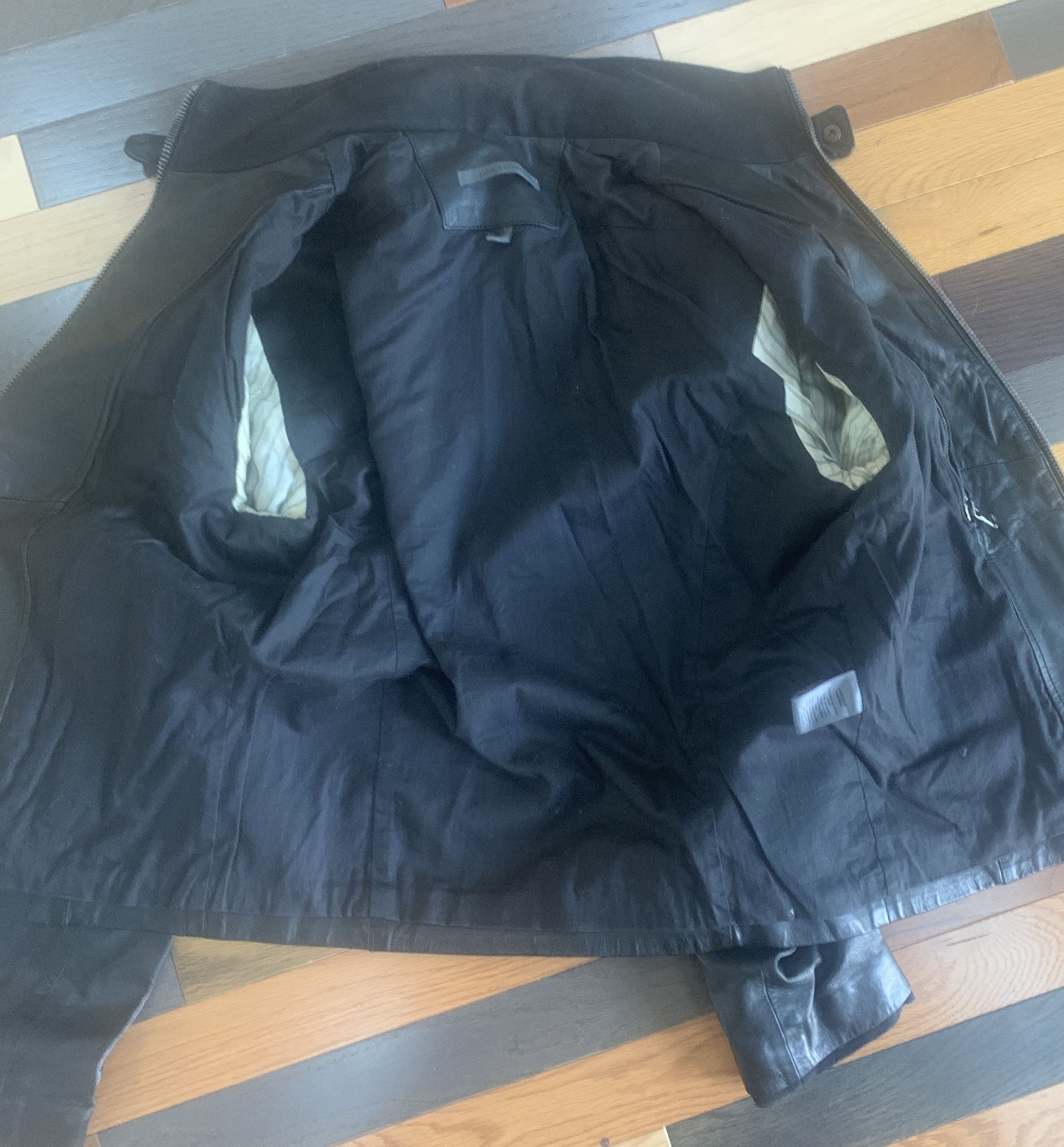 John Varvatos Mainline Collection Lambskin Cafe Racer Moto Jacket Size US S / EU 44-46 / 1 - 7 Thumbnail