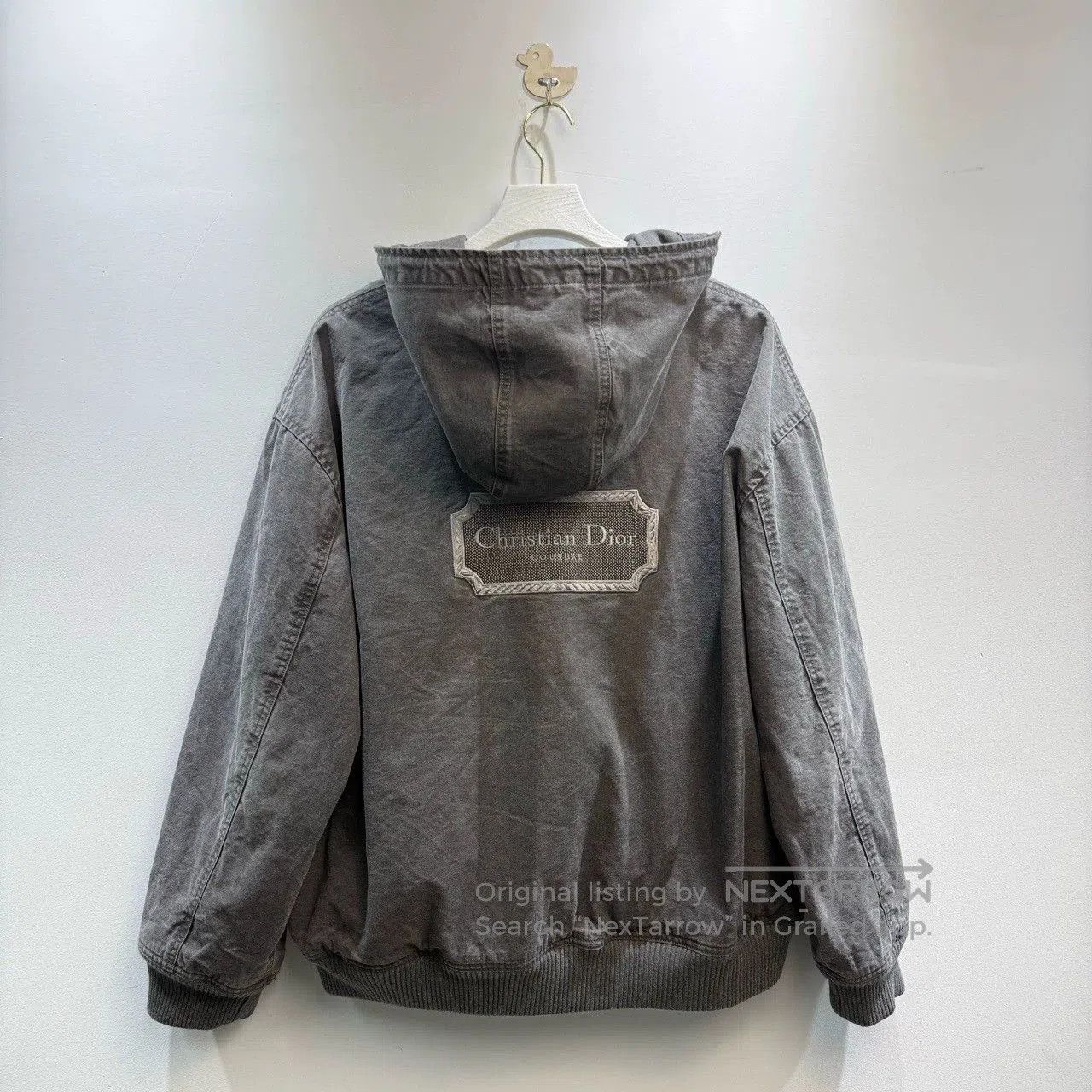Dior dior embroidered logo denim jacket gray. Size US XXL / EU 58 / 5 - 1 Thumbnail