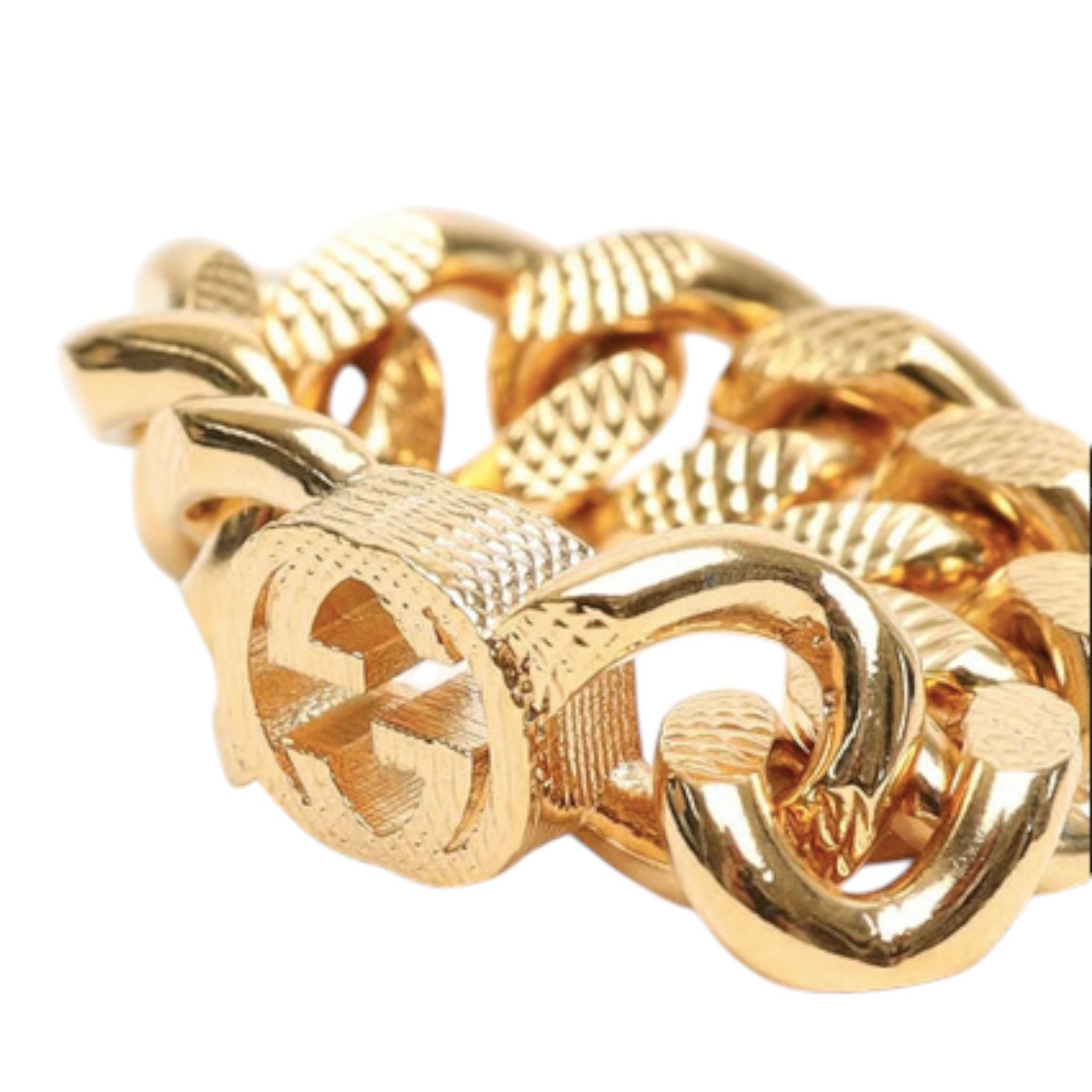 Gucci Ring Gucci Interlocking Bold Gold Size ONE SIZE - 6 Thumbnail