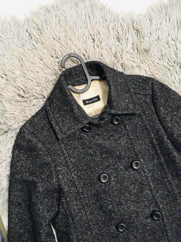 Massimo Dutti Massimo Dutti Wool Peacoat 95% Wool 42/32 — Premium Italian Size L / US 10 / IT 46 - 10 Thumbnail