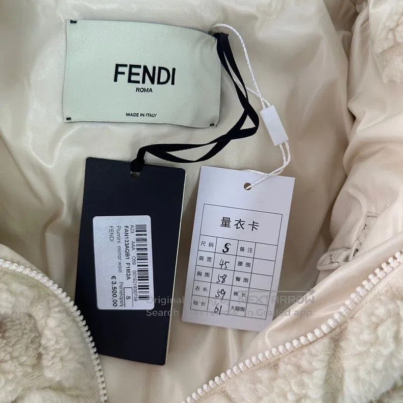 Fendi Fendi 23fw Beige Towel Terry Double F Logo Hooded Zip-up P Size S / US 4 / IT 40 - 5 Thumbnail
