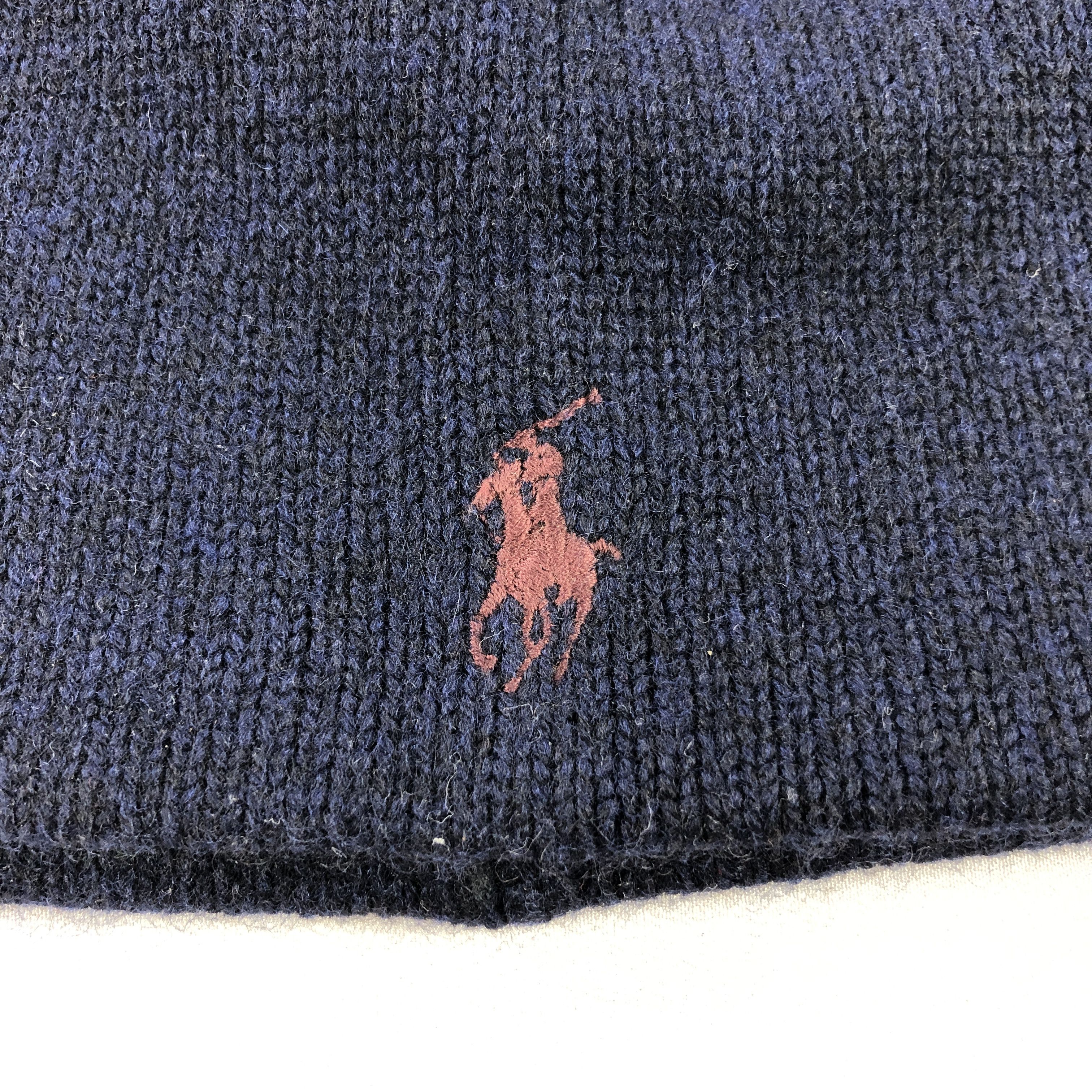 Polo Ralph Lauren Polo Ralph Lauren Fisherman Wool Knit Beanie Snowcap B1073 Size ONE SIZE - 4 Thumbnail