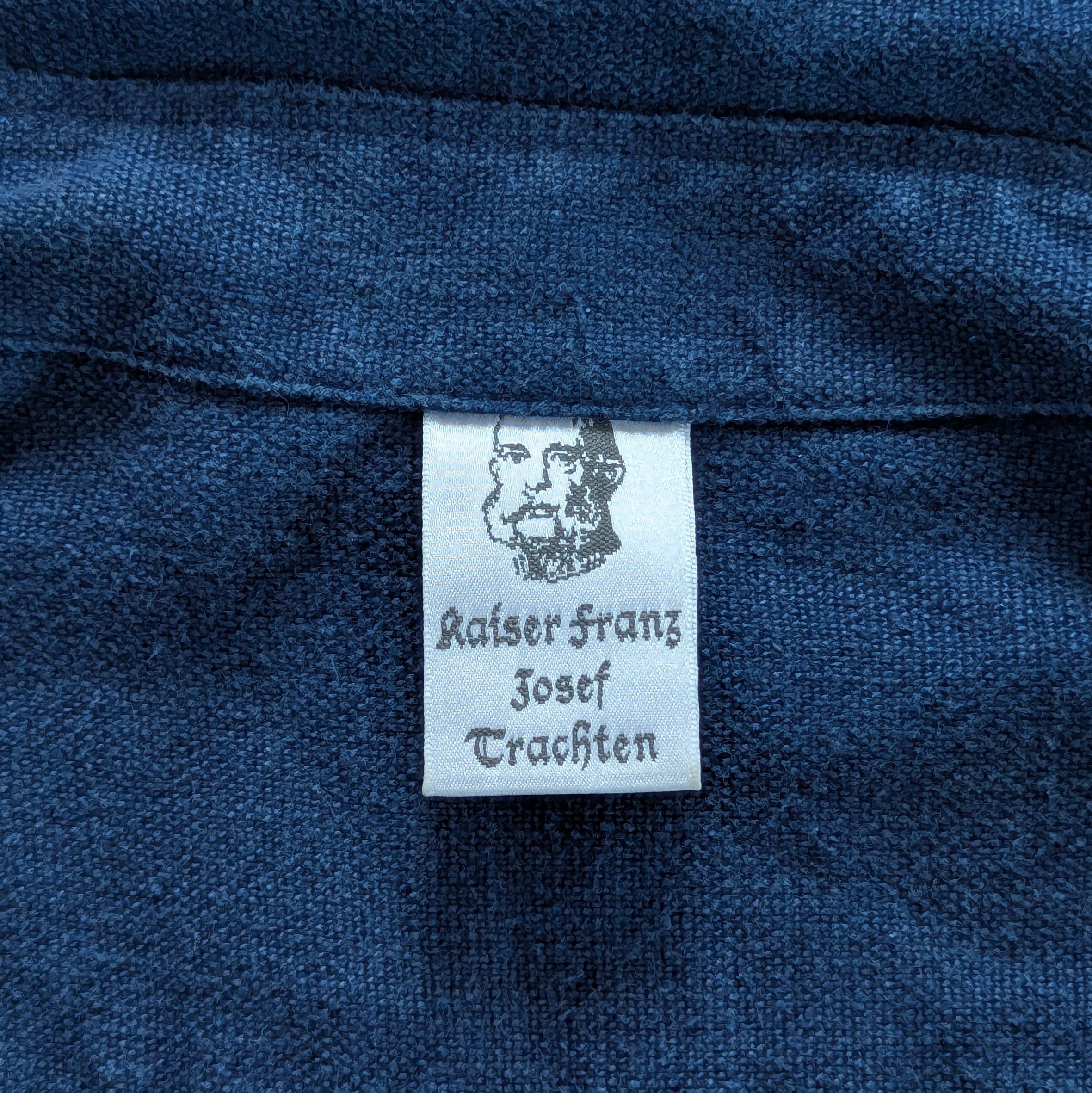 Other KAISER FRANZ Josef Trachten 100% Linen Shirt Made In Austria Size US M / EU 48-50 / 2 - 12 Thumbnail