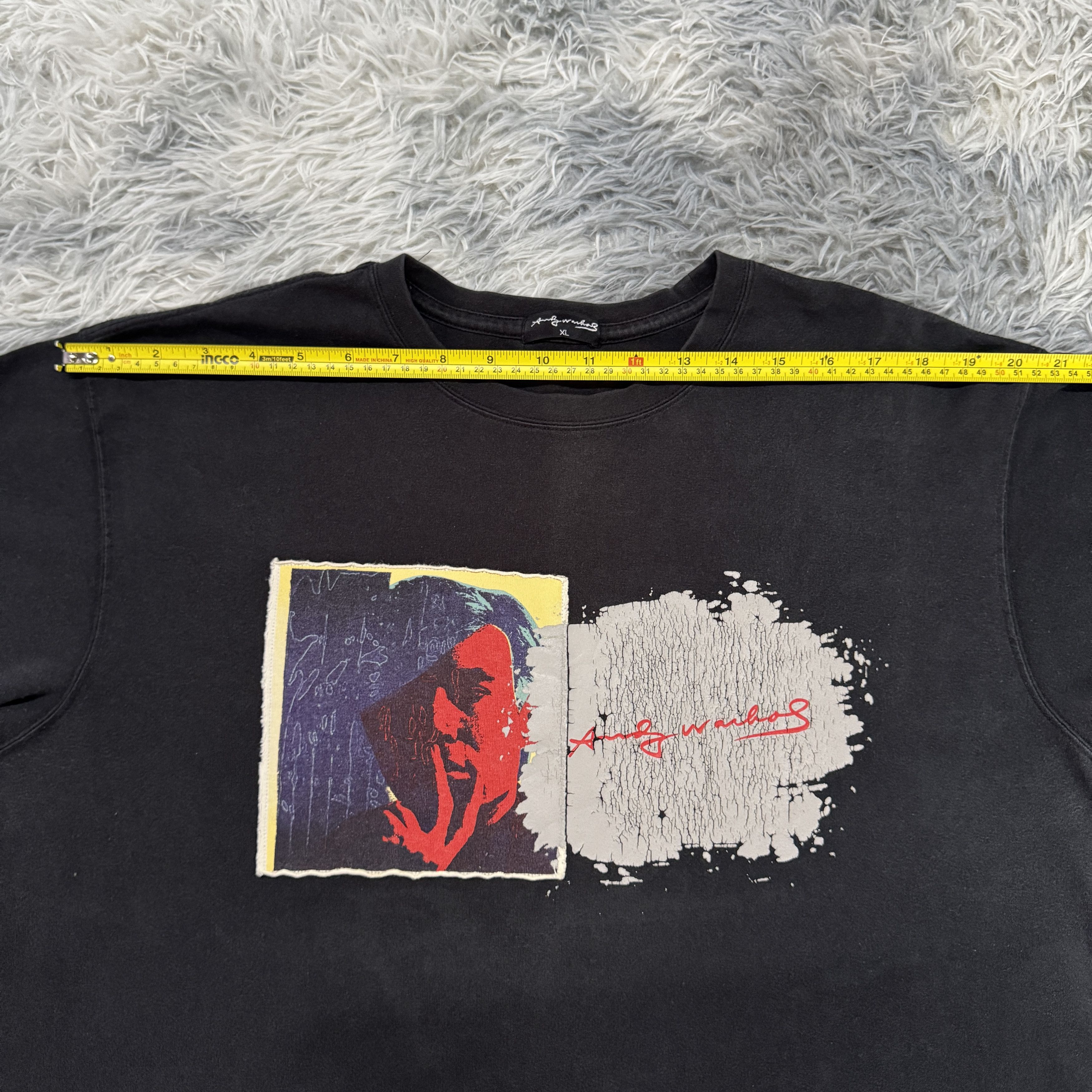 Andy Warhol × Uniqlo Vintage Andy Warhol X Uniqlo Face Popart Sunfaded Tshirt XL Size US XL / EU 56 / 4 - 8 Thumbnail