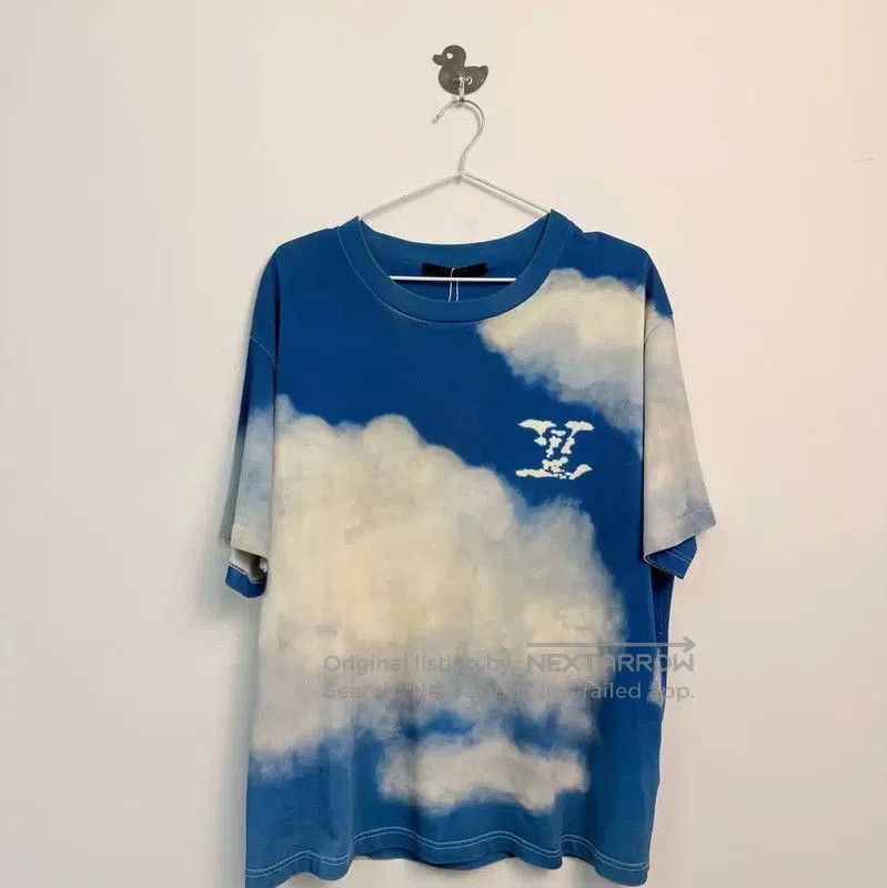 Louis Vuitton Louis Vuitton Blue Cotton T-Shirt for Men . Size US L / EU 52-54 / 3 - 1 Thumbnail