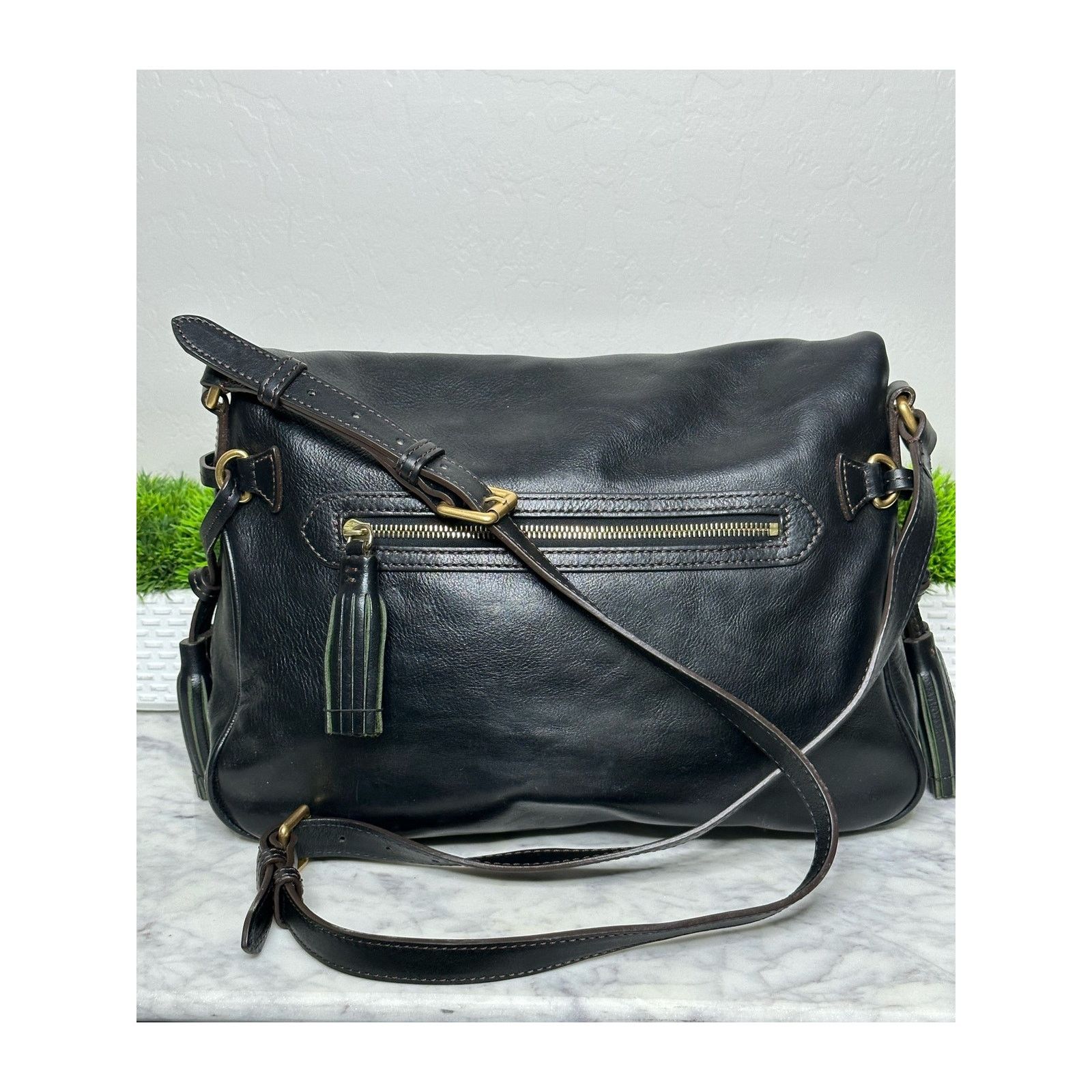 Dooney & Bourke Rare Dooney and Bourke Brown Florentine Saddle Size ONE SIZE - 3 Thumbnail