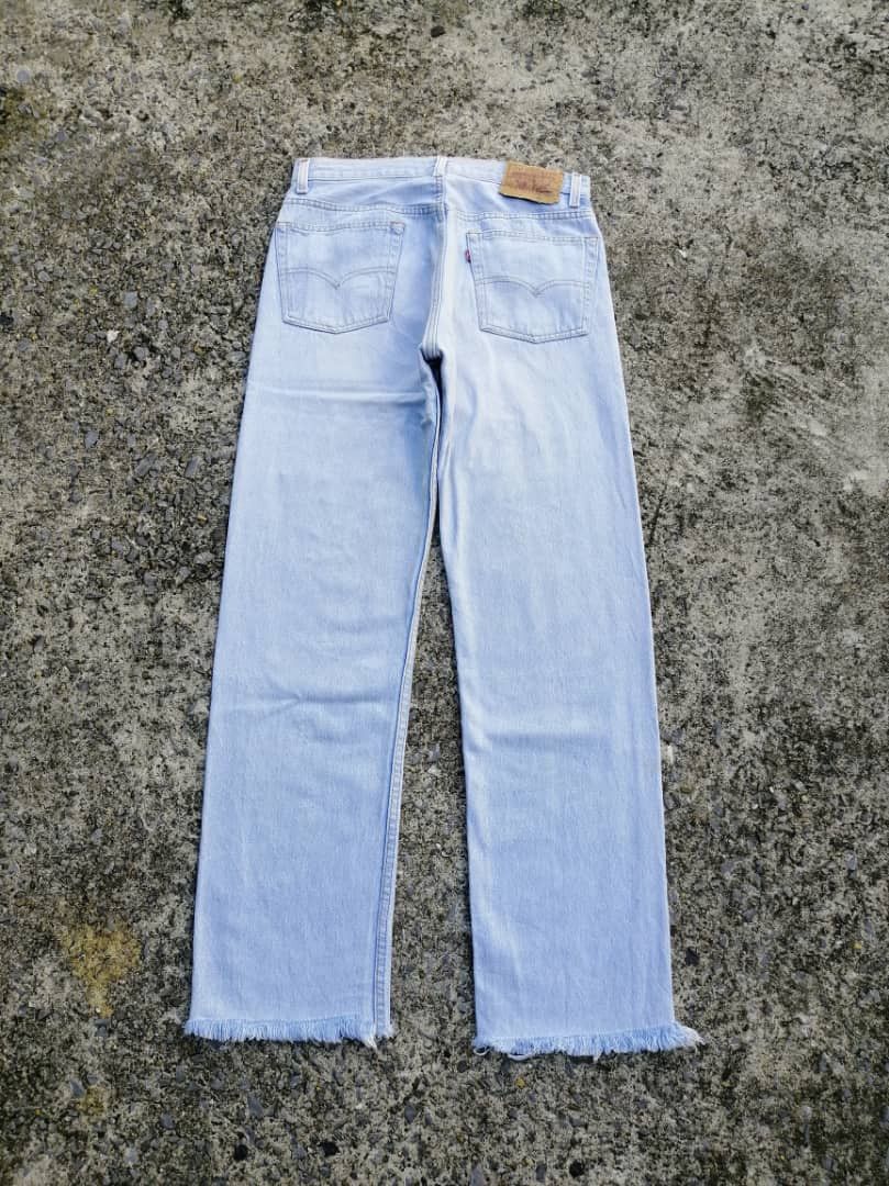 Levi's × Levi's Vintage Clothing × Vintage Vintage Levi's 501xx Fly Button Distressed Denim Jeans Size US 29 - 4 Thumbnail