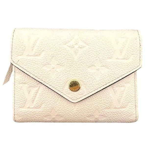 Louis Vuitton Louis Vuitton Louis Vuitton Portefeuille Victorine Monogram Empreinte wallet Leather Short Wallet M82344 DUTY FREE for USA Size ONE SIZE - 1 Thumbnail