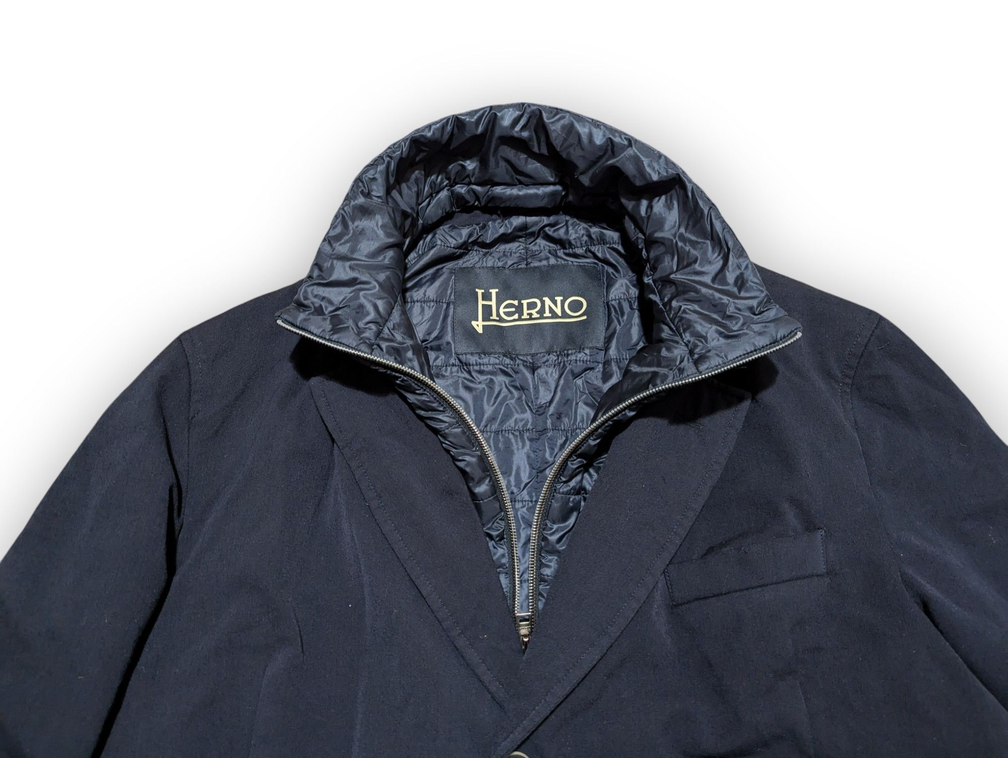 Herno HERNO X Loro Piana Green Storm System Waterproof Coat Jacket Size US XL / EU 56 / 4 - 4 Thumbnail