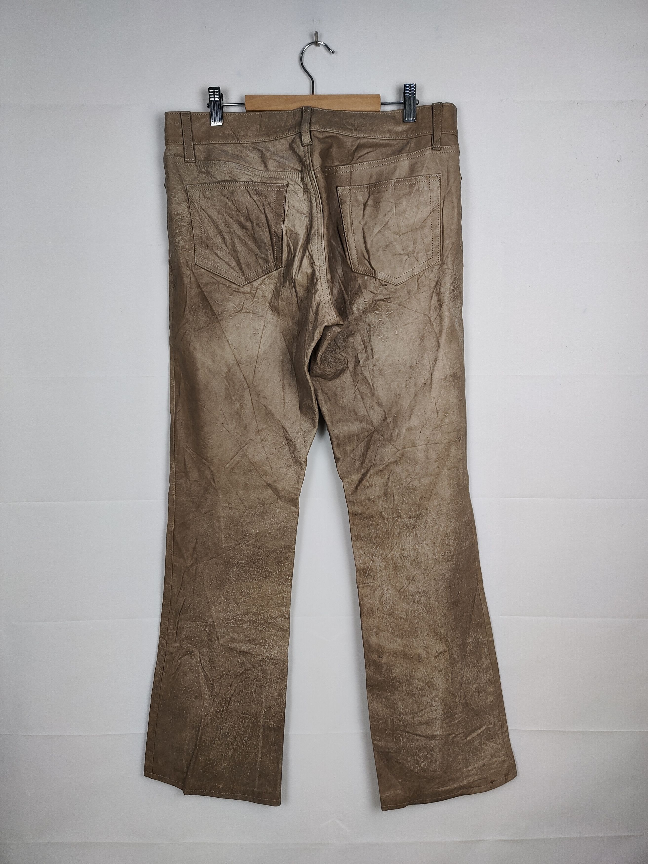 5351 POUR LES HOMMES × Designer Vintage 5351 Pour Les Homme Leather Pant Size US 32 / EU 48 - 4 Thumbnail