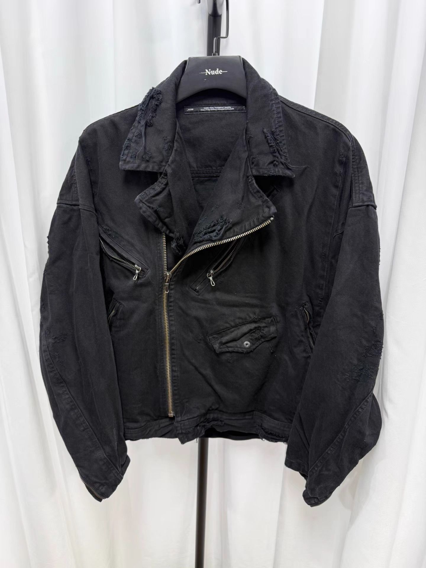 Julius Julius 7 Distressed Denim Jacket K20 Size US M / EU 48-50 / 2 - 1 Thumbnail