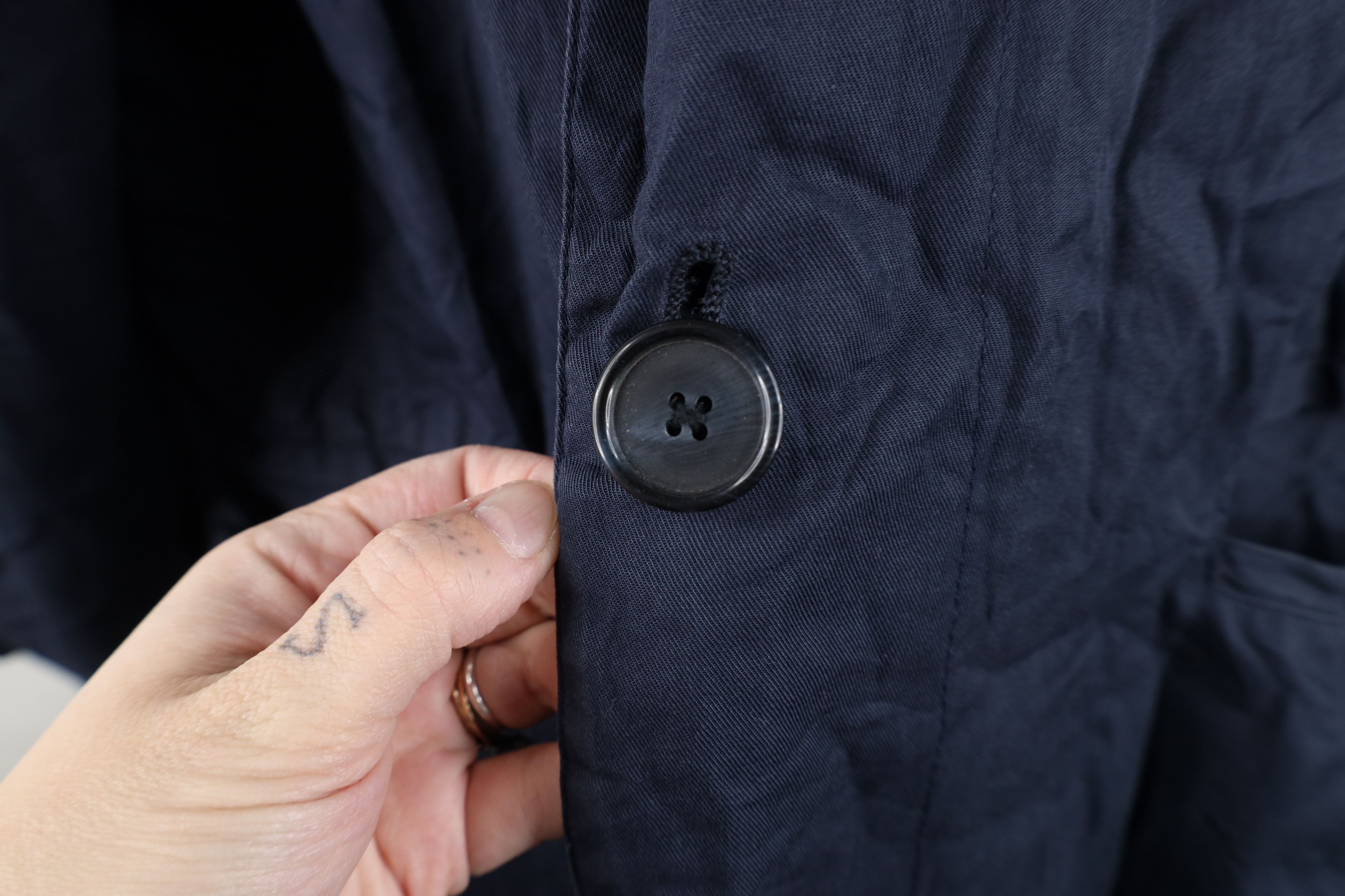 Vintage Vintage 50s 60s Streetwear Lined Rayon Gabardine Trench Coat Size US XXL / EU 58 / 5 - 5 Thumbnail