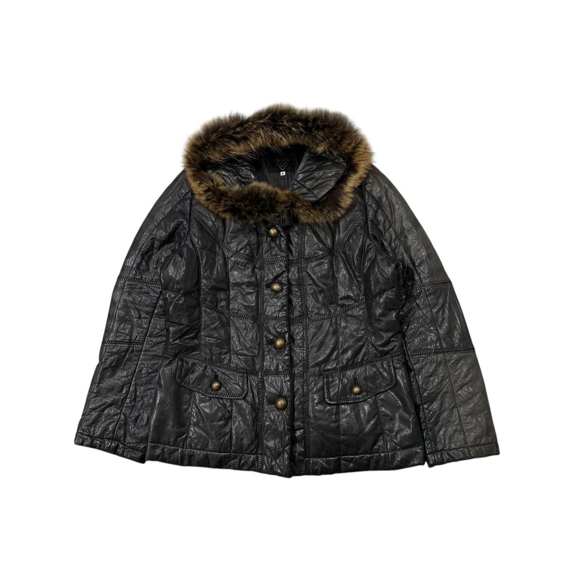 Japanese Brand Japanese Archive Midas Fur Multi Zip Leather Jacket