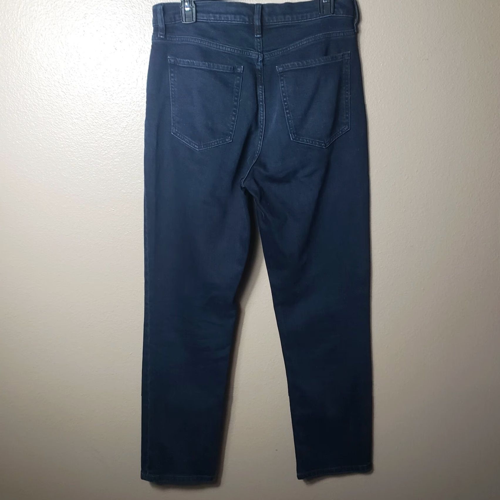 Banana Republic Banana Republic Premium Denim High-Rise Straight Jeans Size 30L Women Size 30" / US 8 / IT 44 - 4 Thumbnail