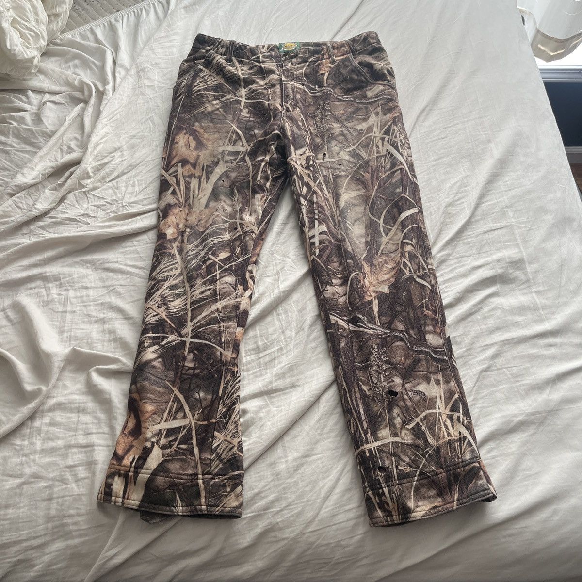 Cabelas Cabelas Camo Fleece Hunting Pants size 34 Size US 34 / EU 50 - 1 Thumbnail