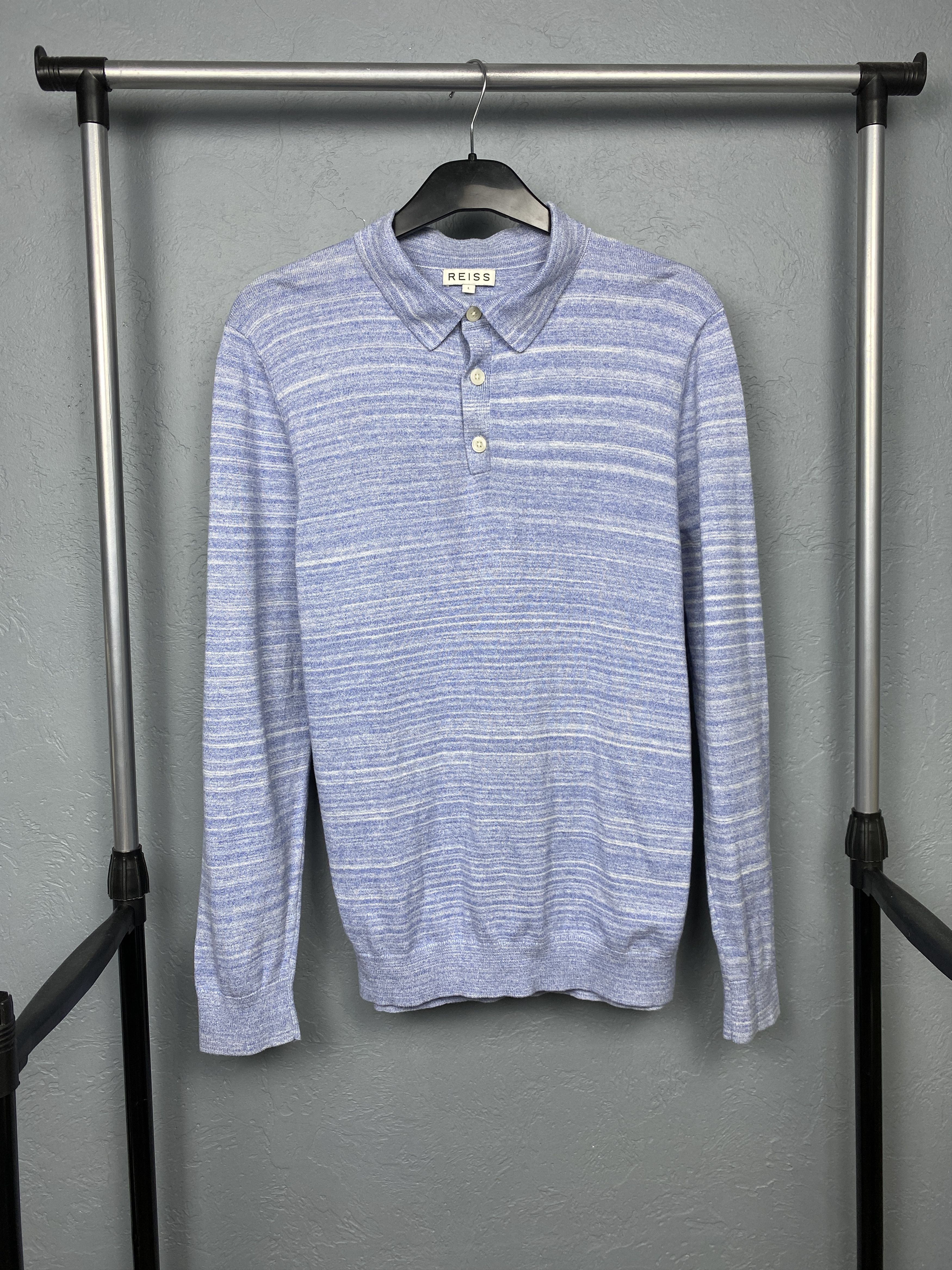 Reiss Reiss Vintage Mens Collared Sweater Size US L / EU 52-54 / 3 - 1 Thumbnail