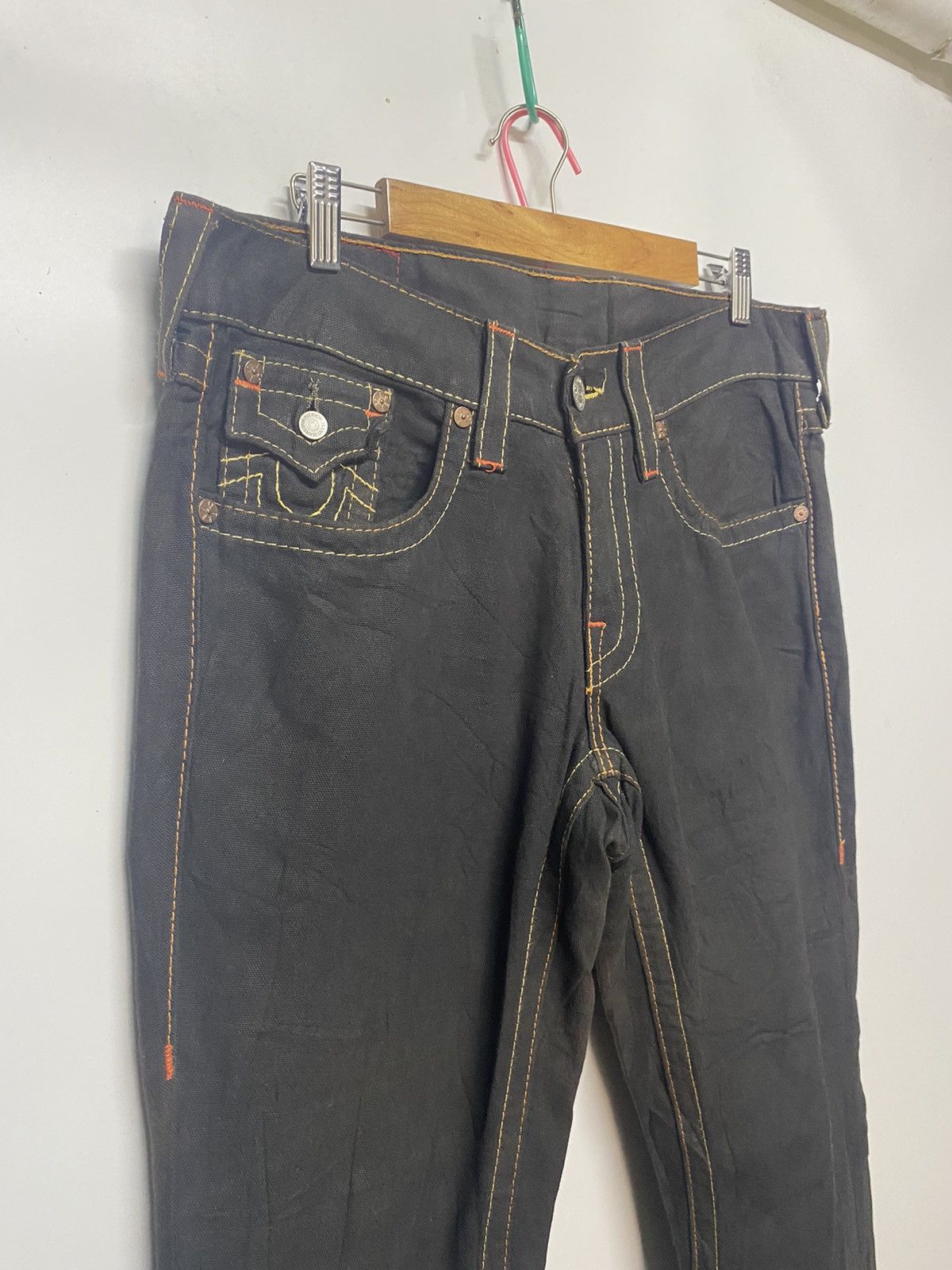 True Religion × Vintage True Religion Joey Denim Jeans Flare Bootcut Size 36" / US 14 / IT 50 - 7 Thumbnail