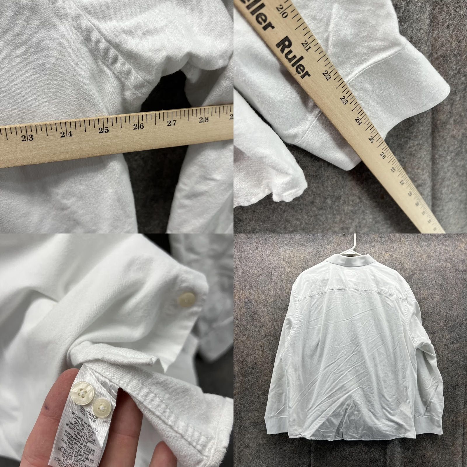 UNTUCKit UNTUCKit Shirt Men 3XL White Button-Down Cotton Dress Casual Preppy Button-Up Shirt Mens Size US XXL / EU 58 / 5 - 8 Thumbnail