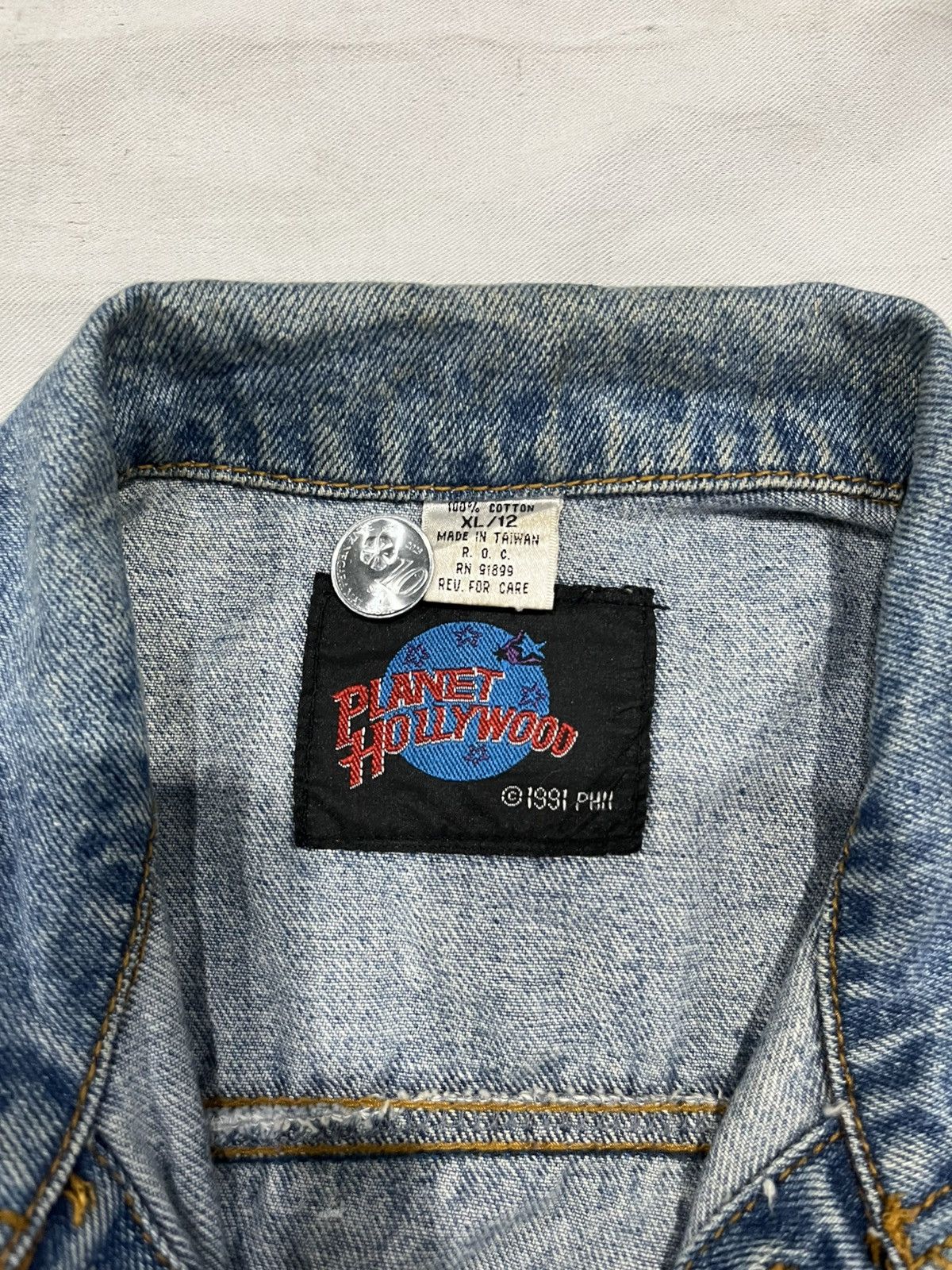 Planet Hollywood × Vintage PLANET HOLLYWOOD VINTAGE DENIM 1991 Size US S / EU 44-46 / 1 - 9 Thumbnail