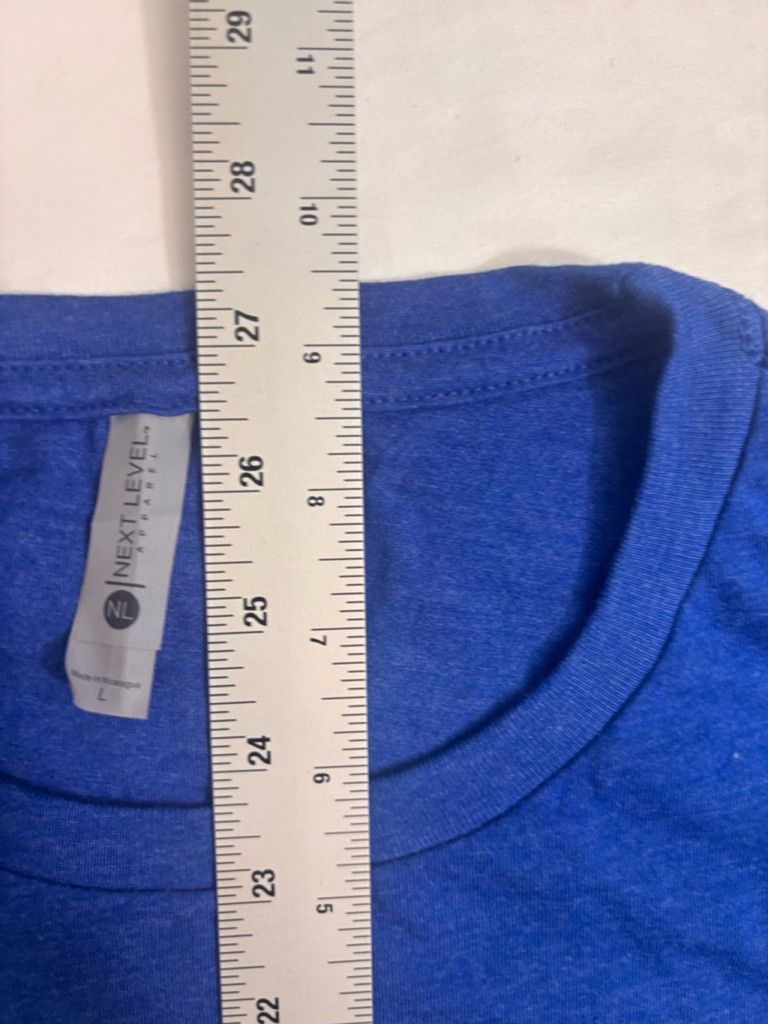 Next Level Apparel Women's Next Level Apparel T-shirt Size L Blue Size L / US 10 / IT 46 - 5 Thumbnail