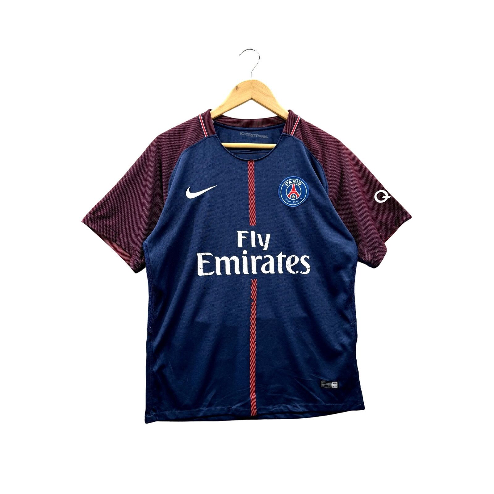 Nike Nike Paris Saint Germain Neymar Jr. Football Soccer Jersey Size US M / EU 48-50 / 2 - 1 Thumbnail